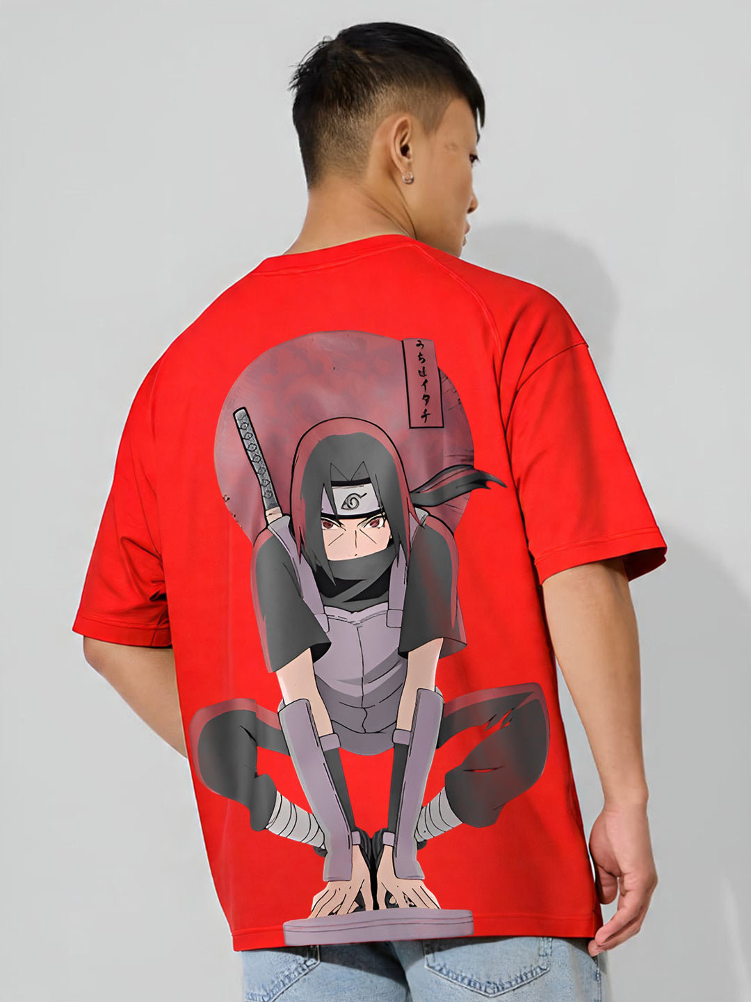 TOOMESJEANS Naruto Shippuden Itachi Uchiha Back Print T-Shirt