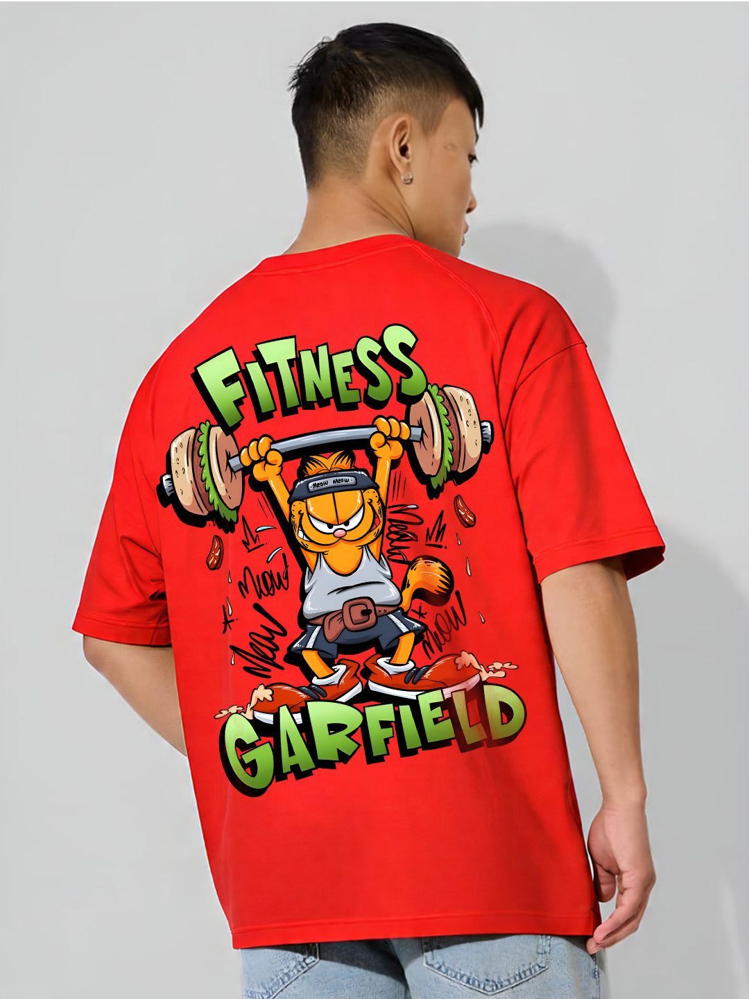 Fitness Garfield Oversized T-shirt