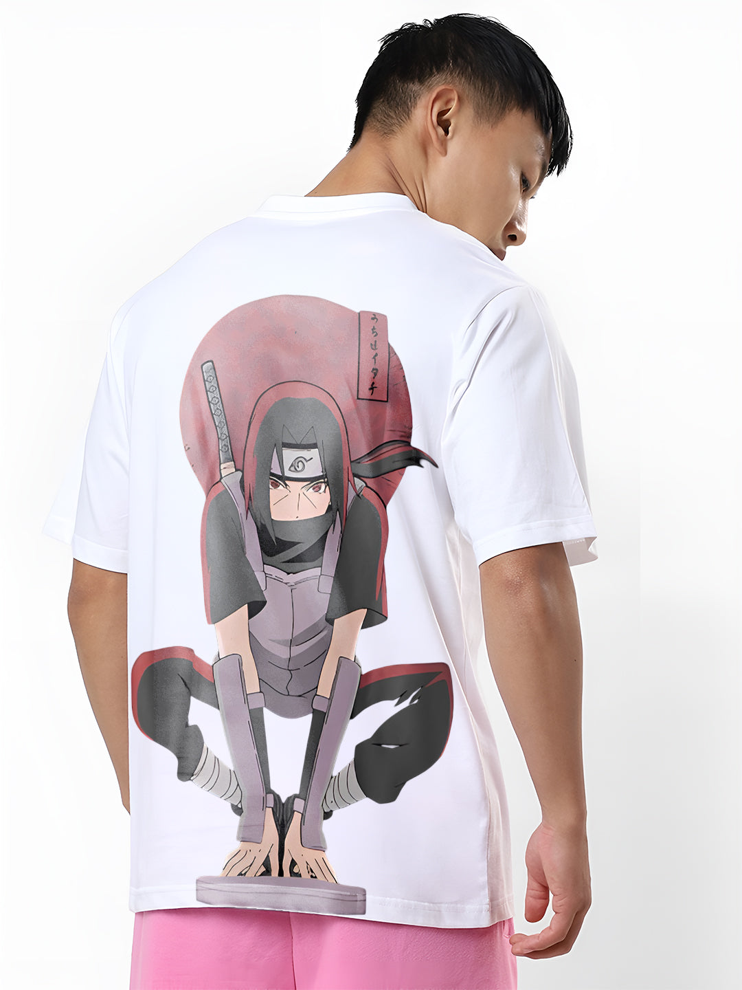 TOOMESJEANS Naruto Shippuden Itachi Uchiha Back Print T-Shirt