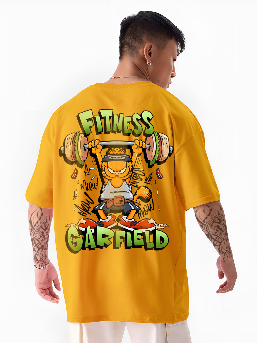 Fitness Garfield Oversized T-shirt