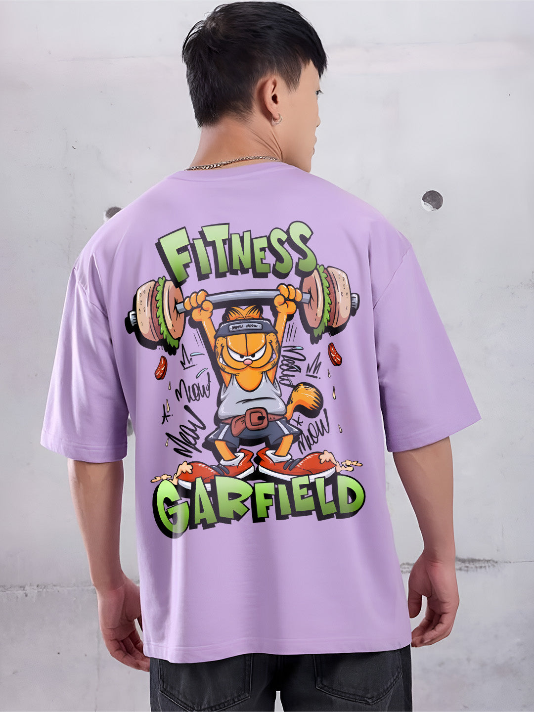 Fitness Garfield Oversized T-shirt