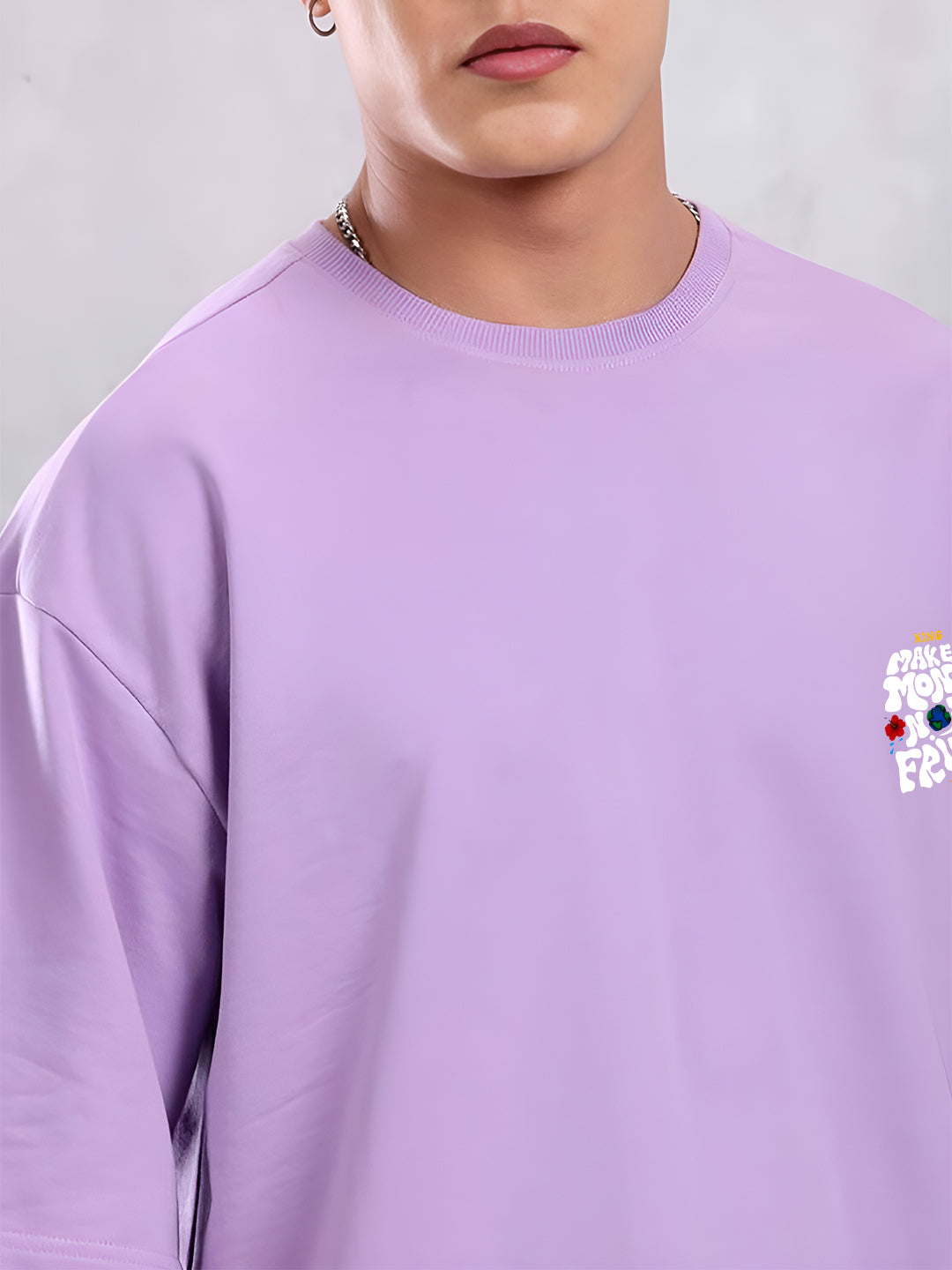 TOOMESJEANS “Make Money Not Friends” Oversized Cotton T-Shirt