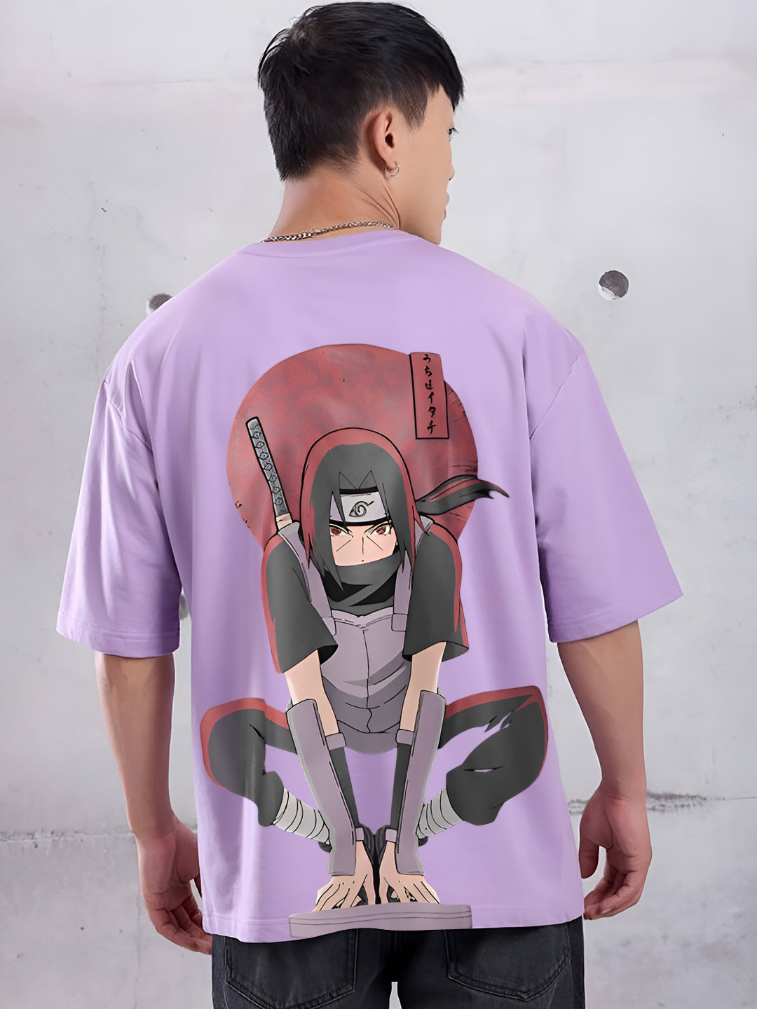 TOOMESJEANS Naruto Shippuden Itachi Uchiha Back Print T-Shirt
