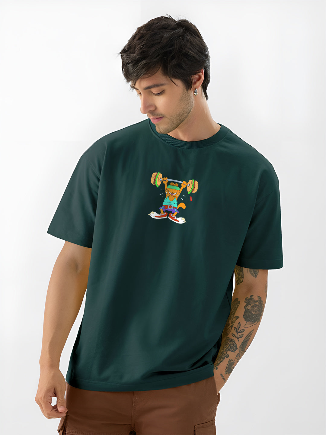 Fitness Garfield Oversized T-shirt