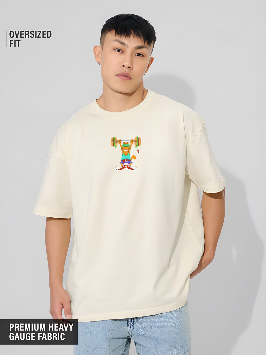 Fitness Garfield Oversized T-shirt