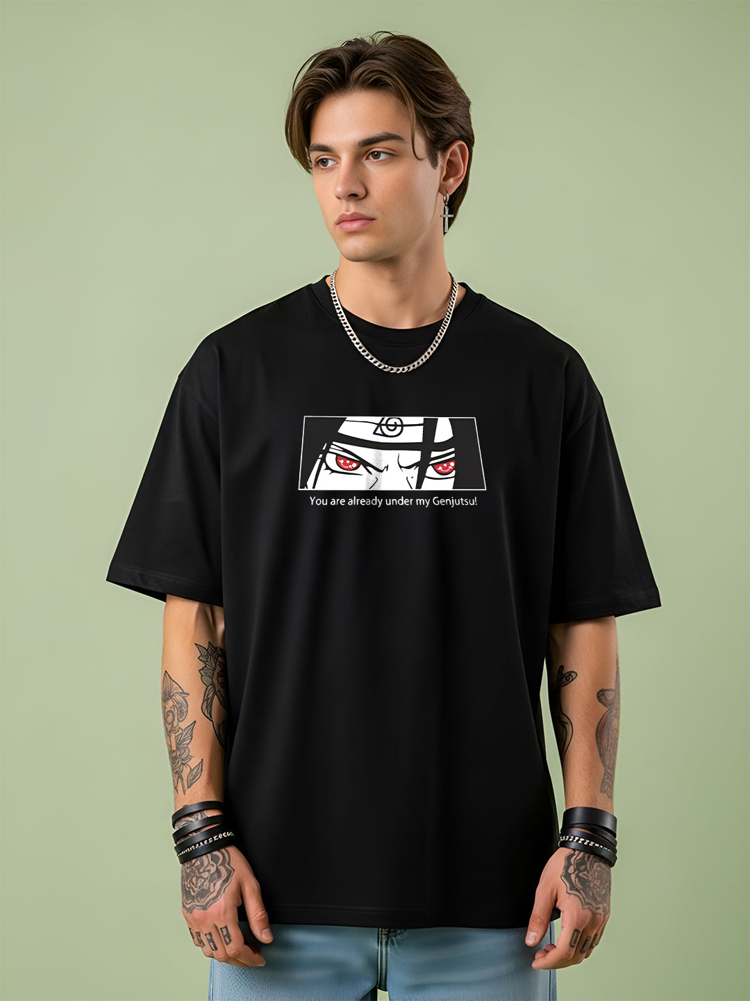 TOOMESJEANS  Men Oversized Soso Dade Printed Cotton T-Shirt