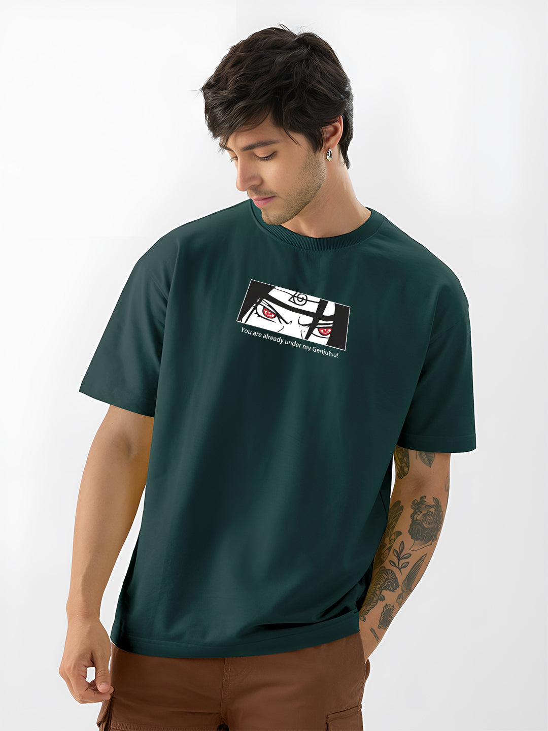 TOOMESJEANS  Men Oversized Soso Dade Printed Cotton T-Shirt