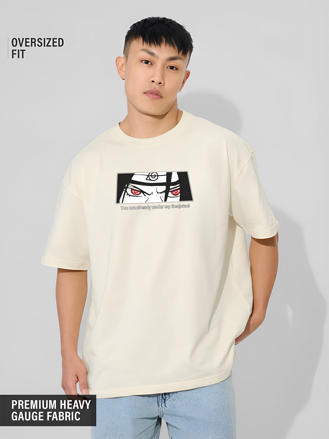 TOOMESJEANS  Men Oversized Soso Dade Printed Cotton T-Shirt