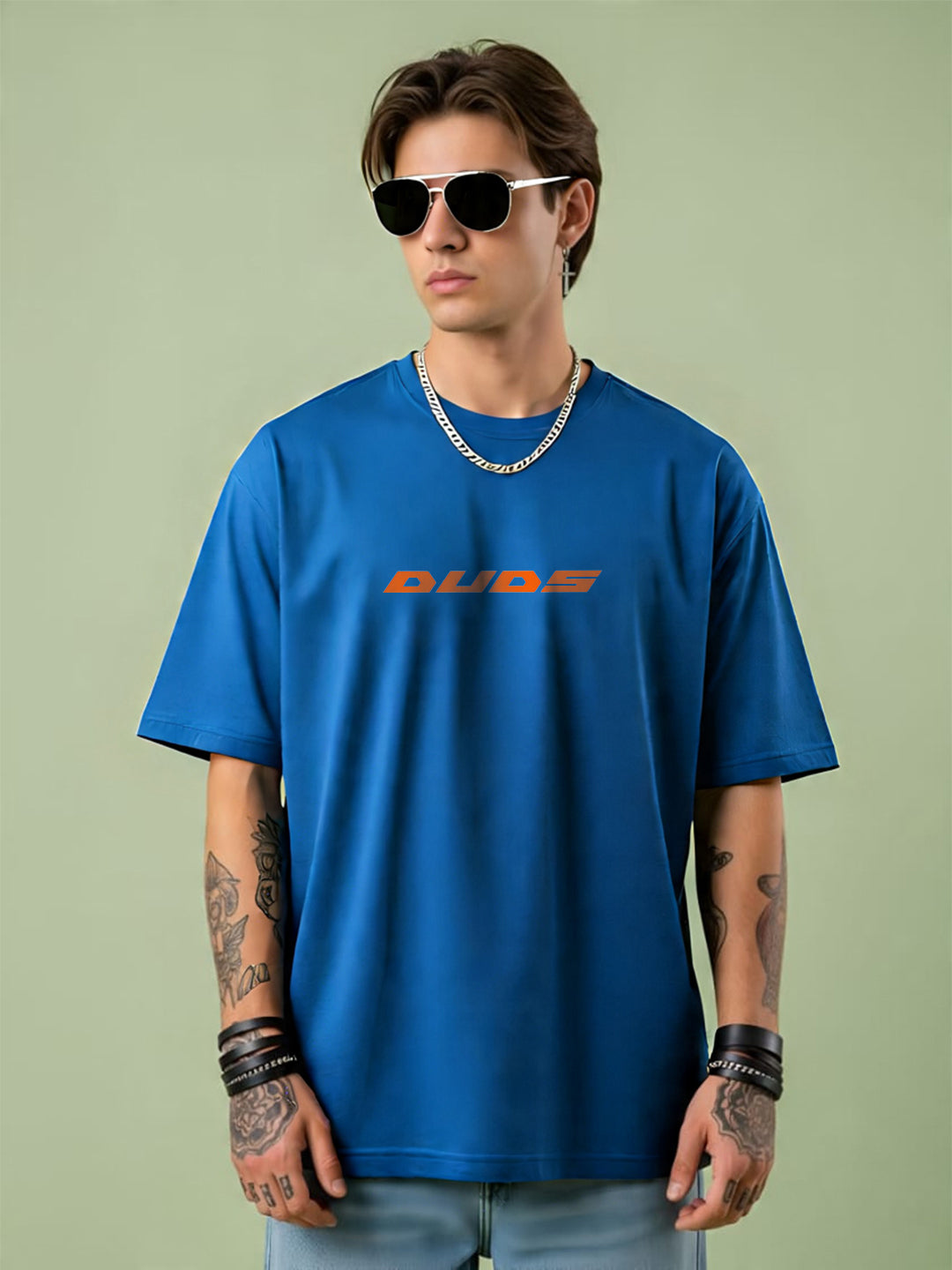 Oversized Goku Graphic T-shirt Print