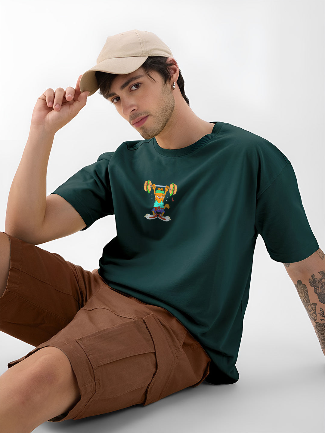 Fitness Garfield Oversized T-shirt