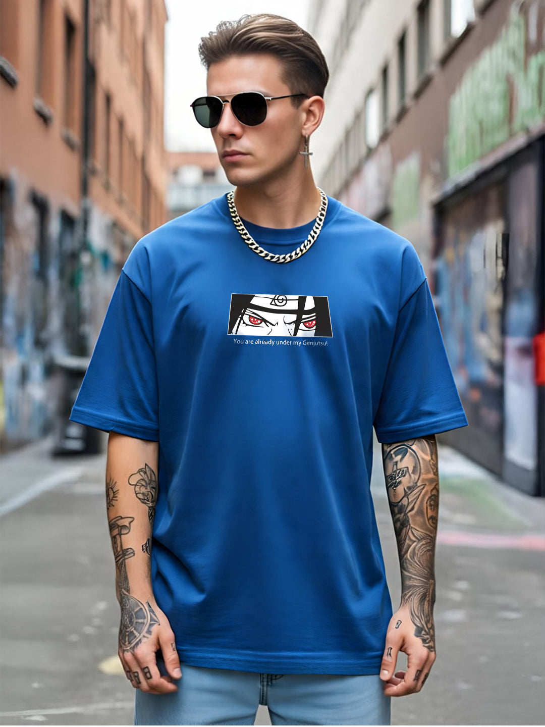 TOOMESJEANS  Men Oversized Soso Dade Printed Cotton T-Shirt