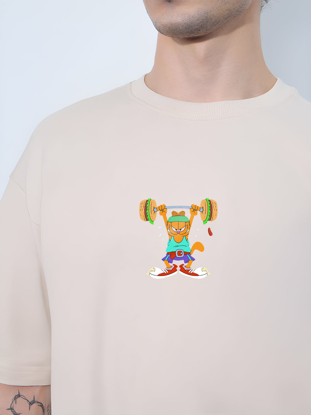 Fitness Garfield Oversized T-shirt