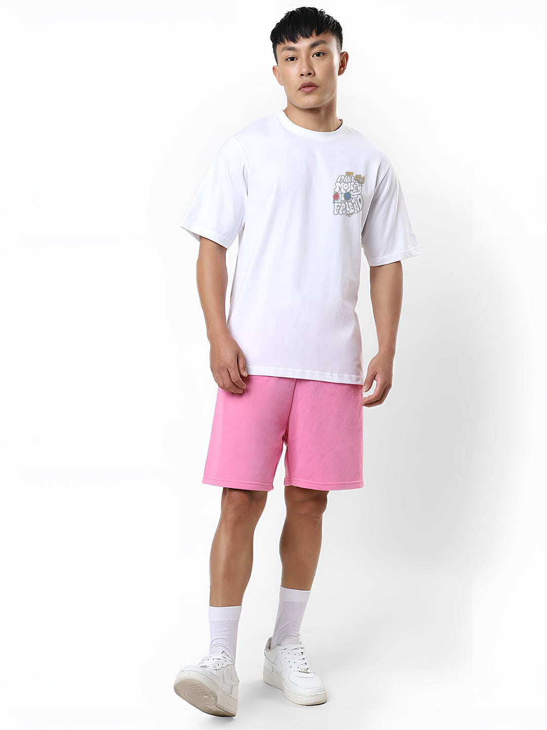 TOOMESJEANS “Make Money Not Friends” Oversized Cotton T-Shirt