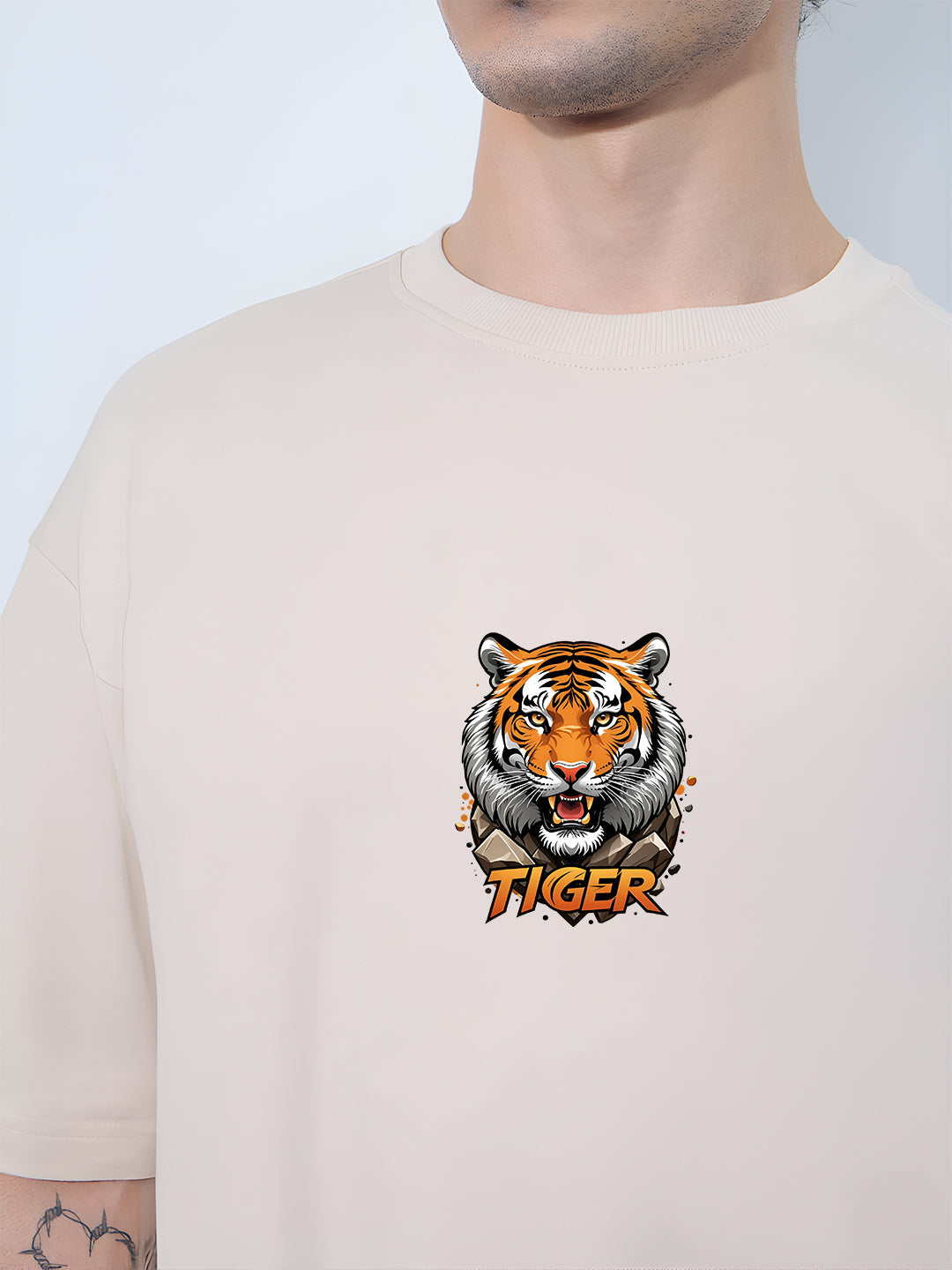 Fearless Tiger Oversized  T-shirt