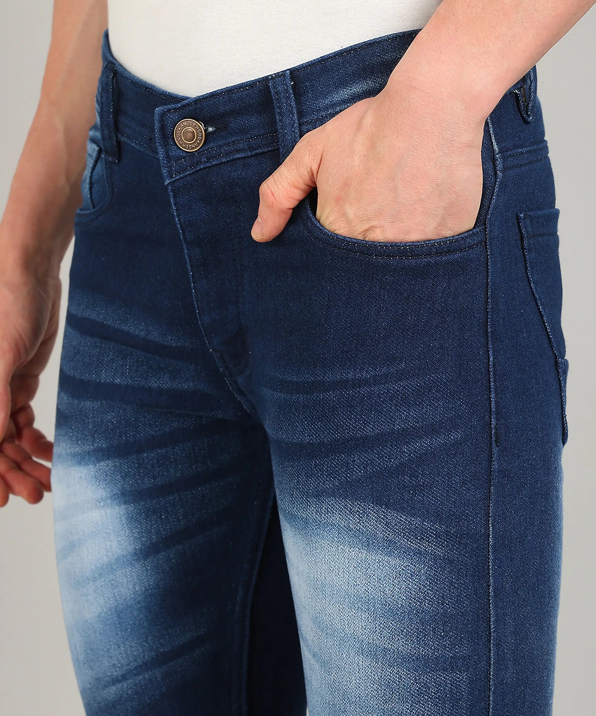 TOOMESJEANS  Relaxed Fit Men Blue Spray Jeans