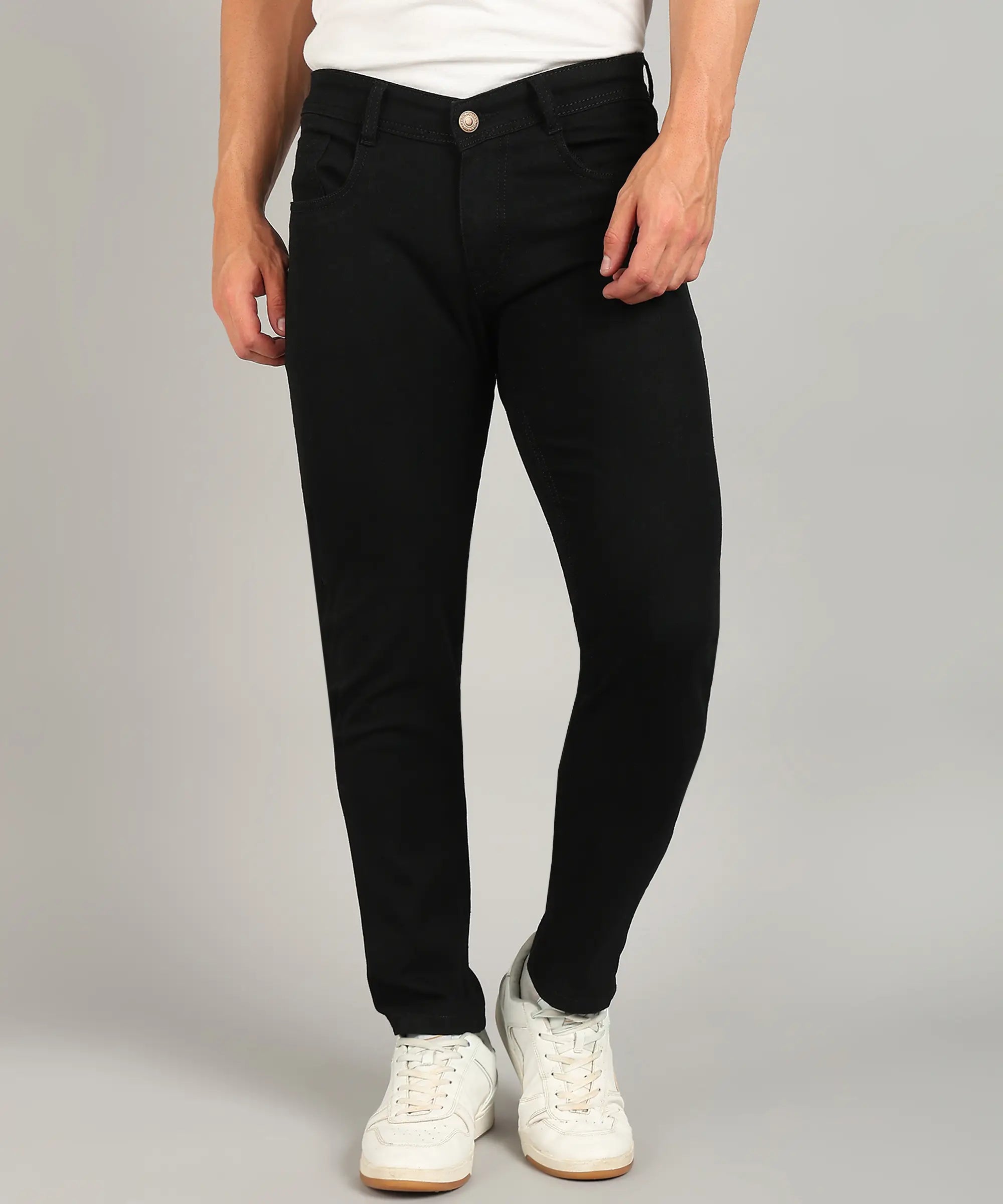 TOOMESJEANS Relaxed Fit Men Black Jeans