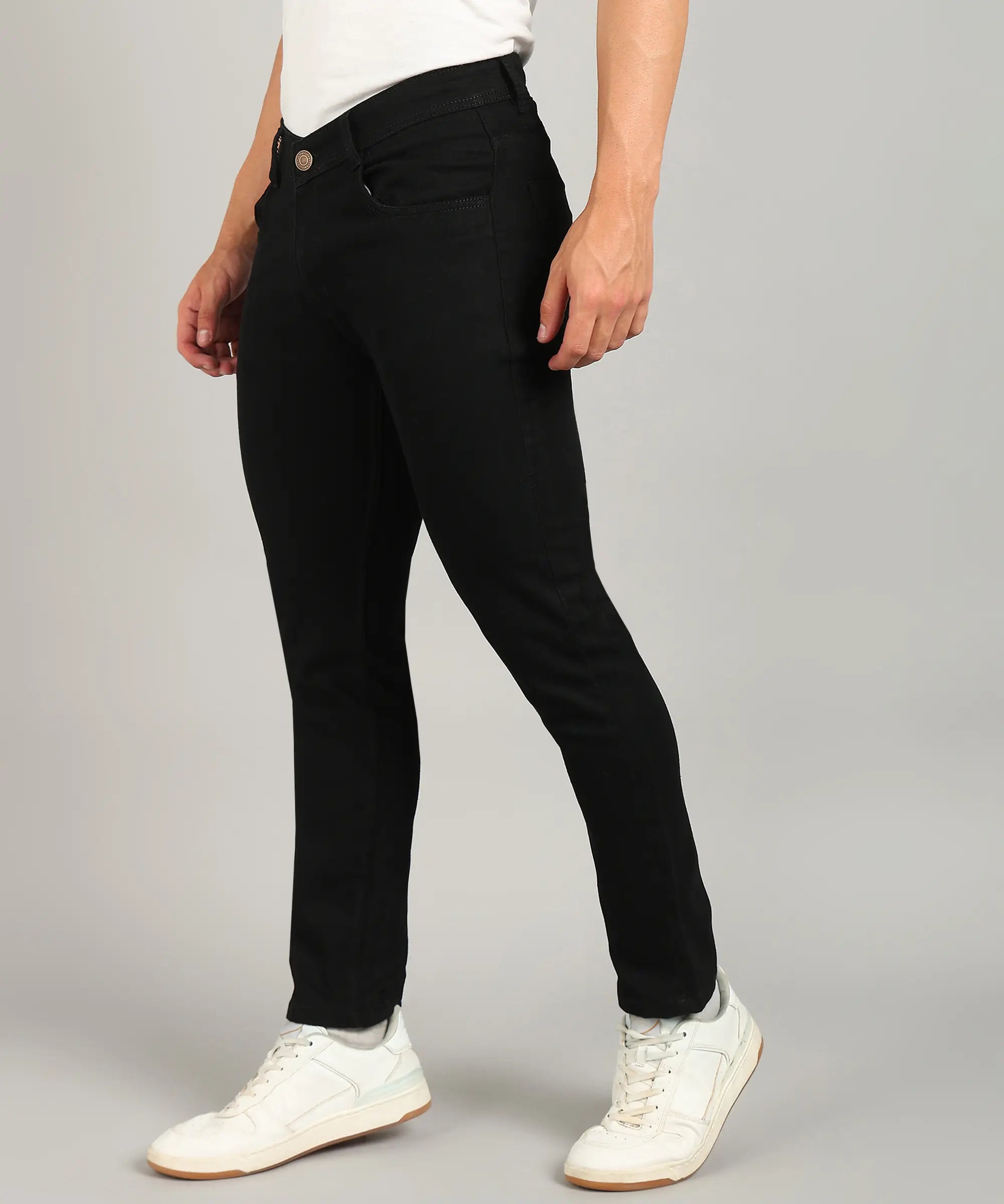 TOOMESJEANS Relaxed Fit Men Black Jeans