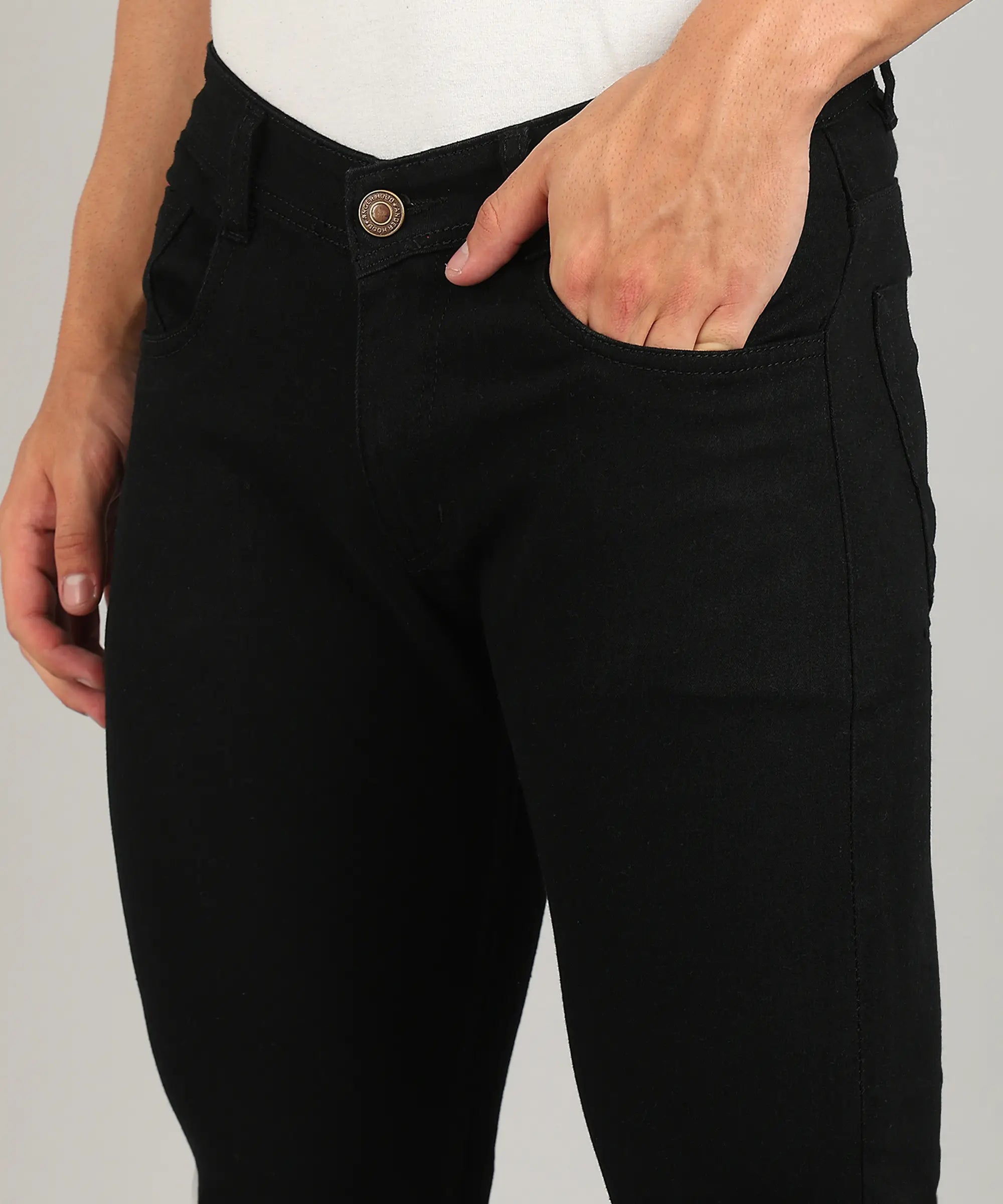 TOOMESJEANS Relaxed Fit Men Black Jeans