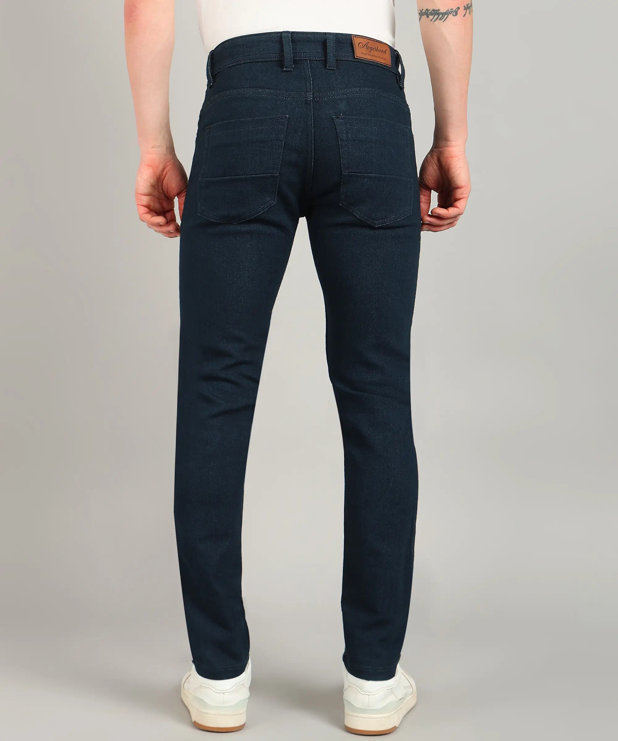 TOOMESJEANS  Relaxed Fit Men Dark Green Jeans