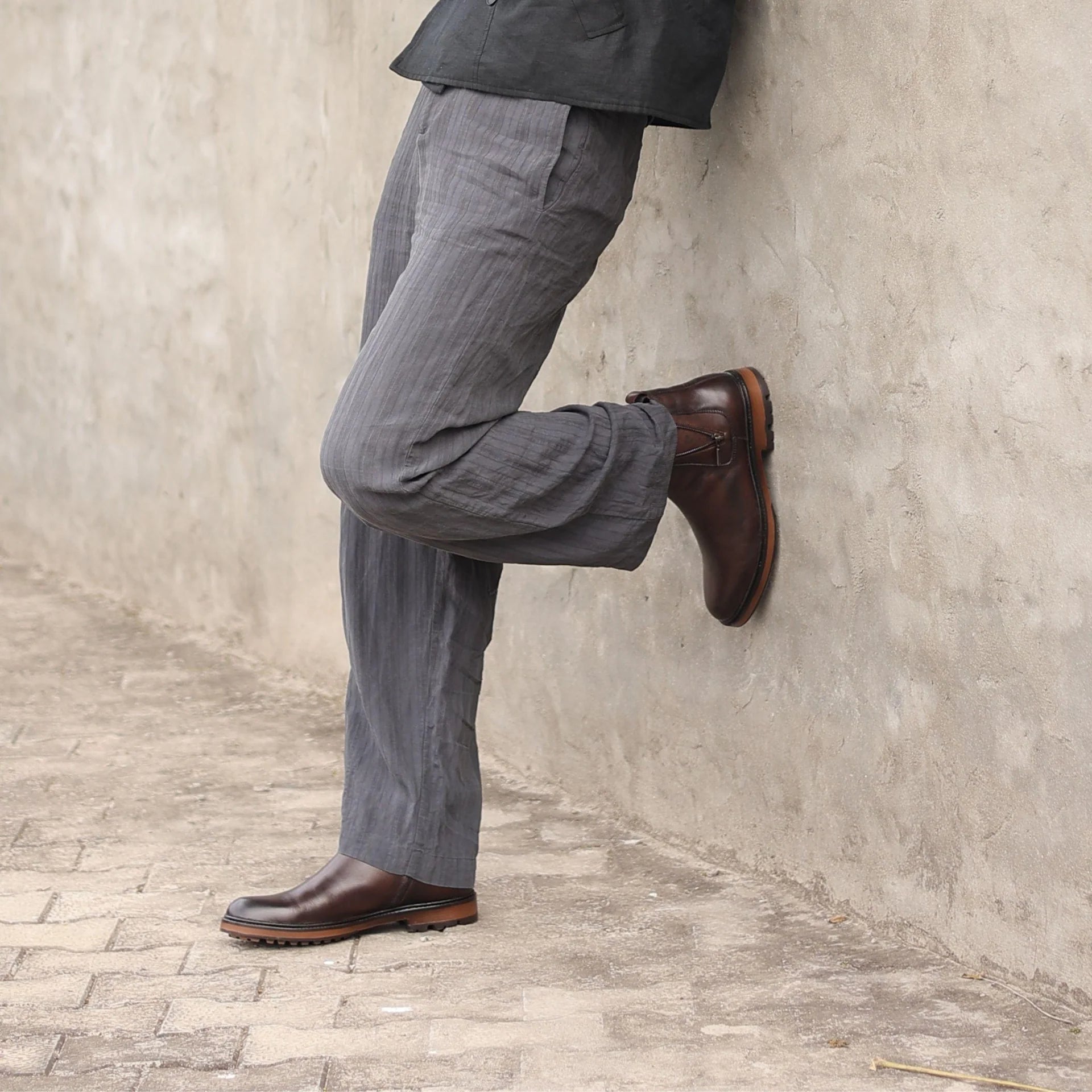 Modern Dark Brown Chelsea Boot