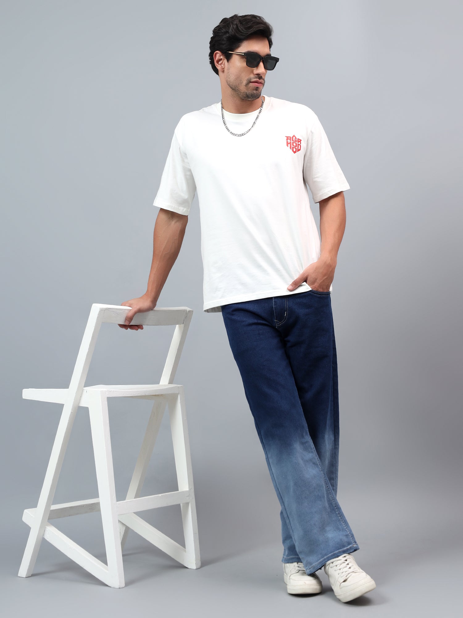 TOOMESJEANS Loose Fit Men DOUBLE SHADE Jeans