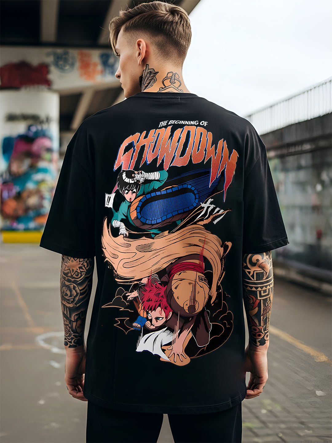 The Beginning of Showdown Oversized  T-shirt