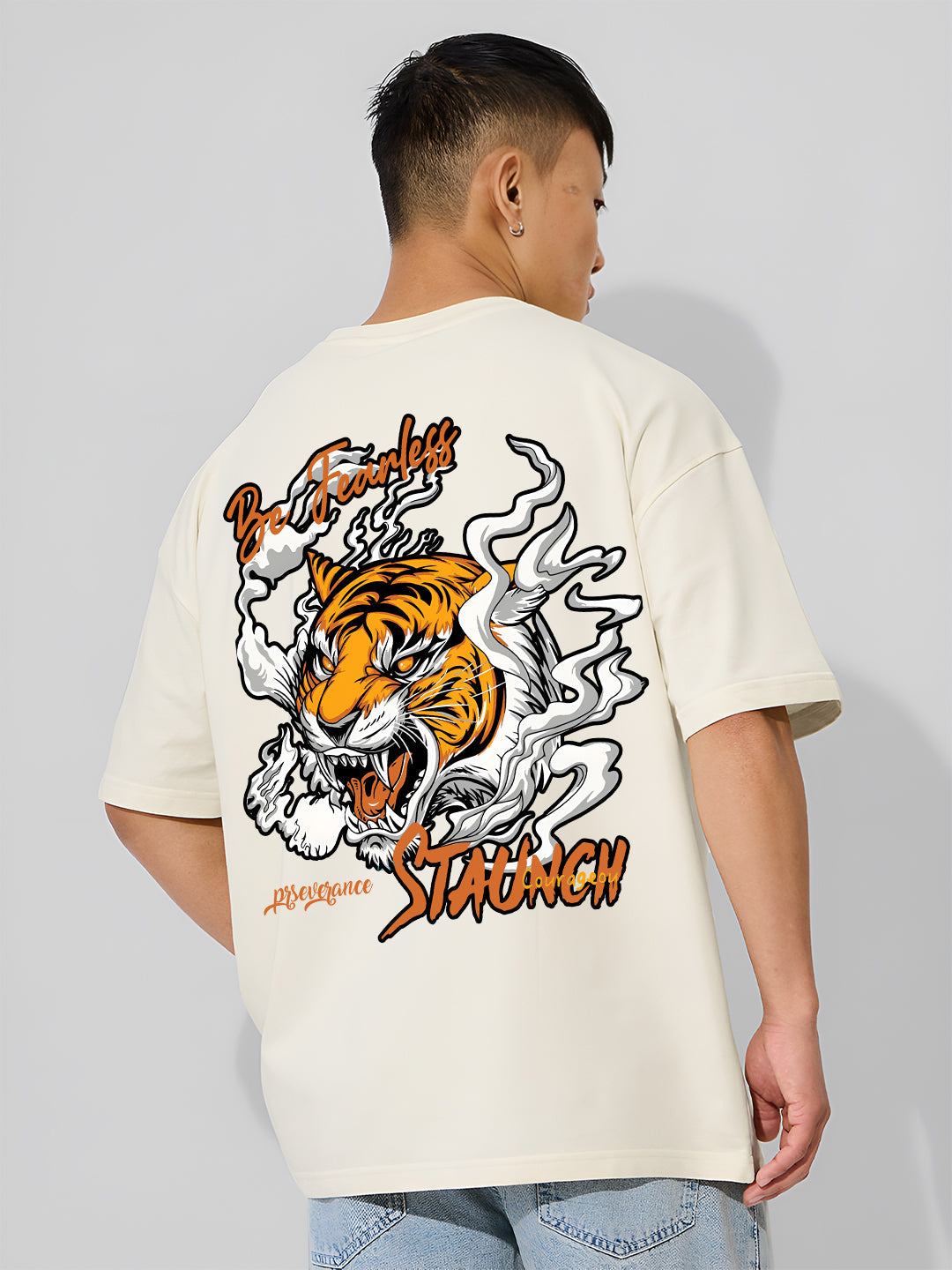Fearless Tiger Oversized  T-shirt