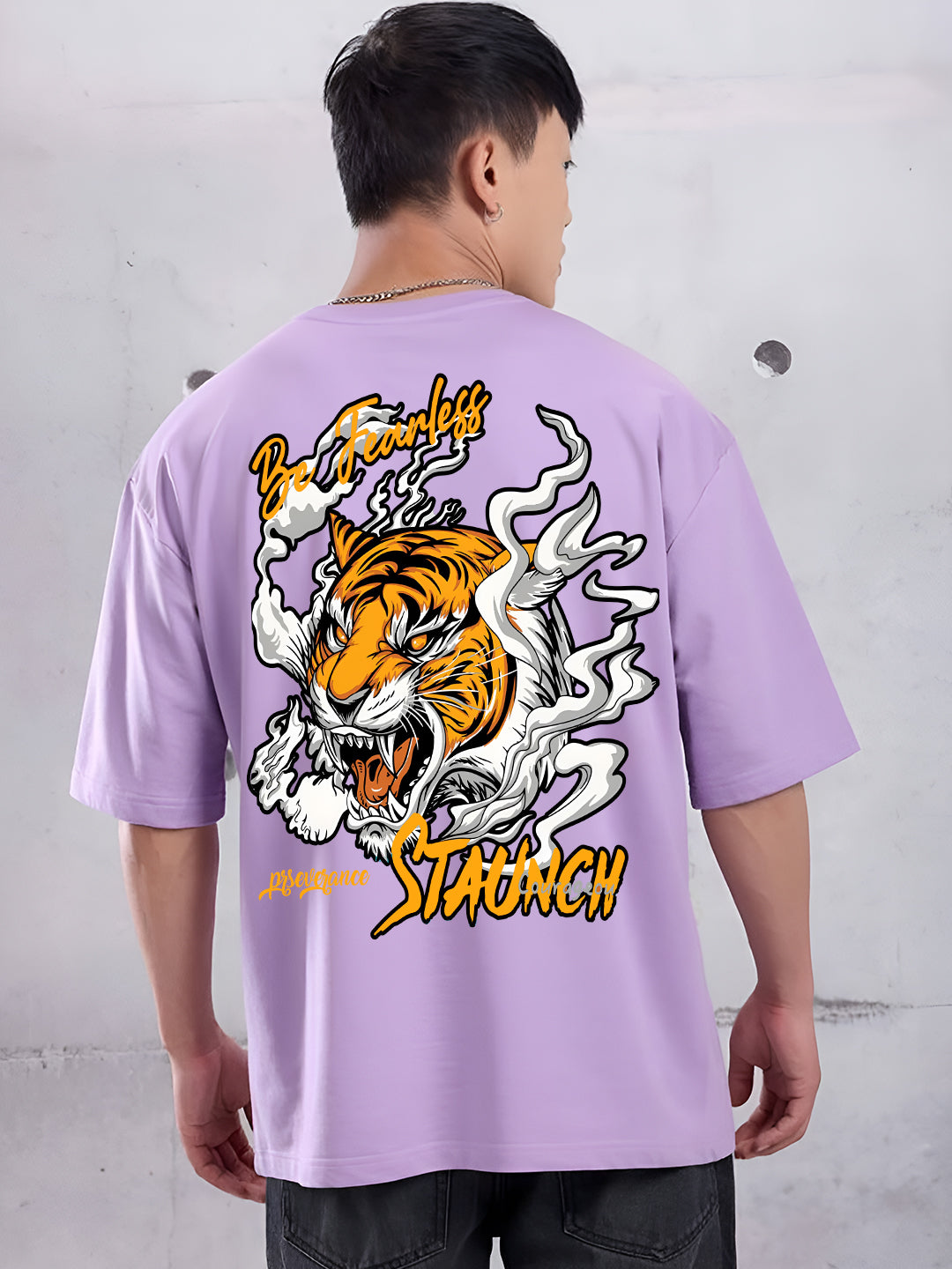Fearless Tiger Oversized  T-shirt