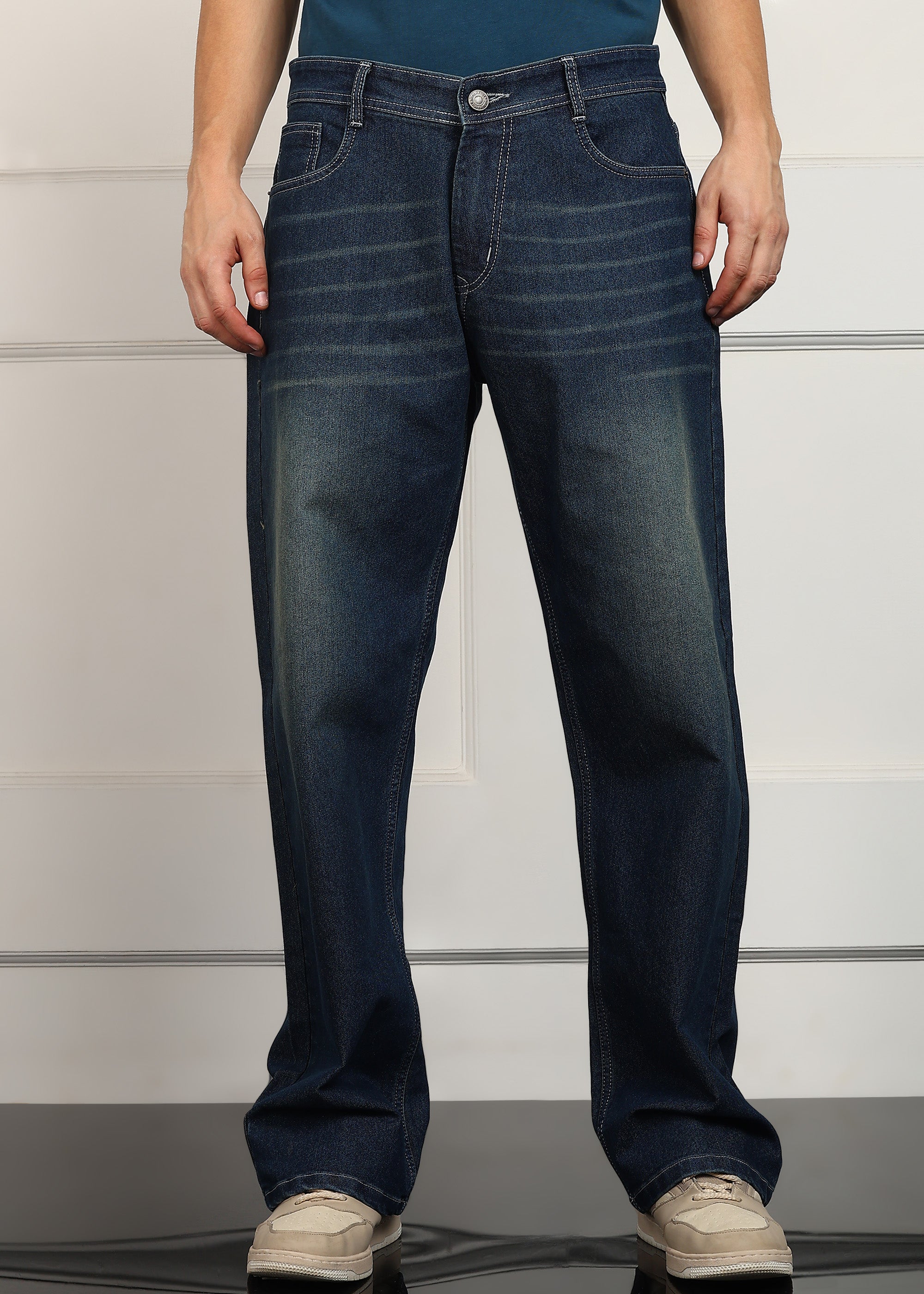 TOOMESJEANS Loose Fit Men Blue  Jeans