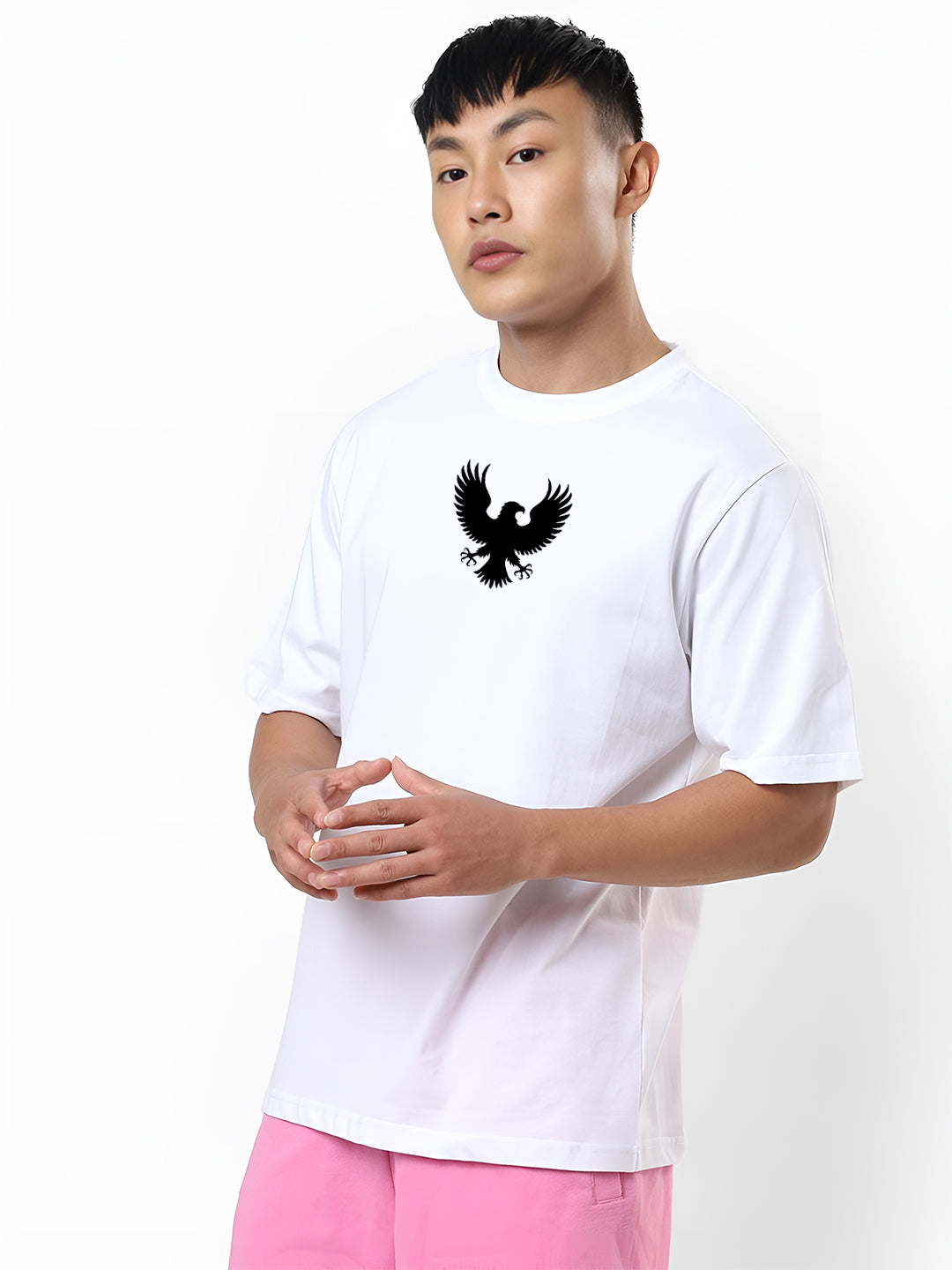"Spread Your Wings – Rebel Spirit Eagle Oversized T-Shirt"
