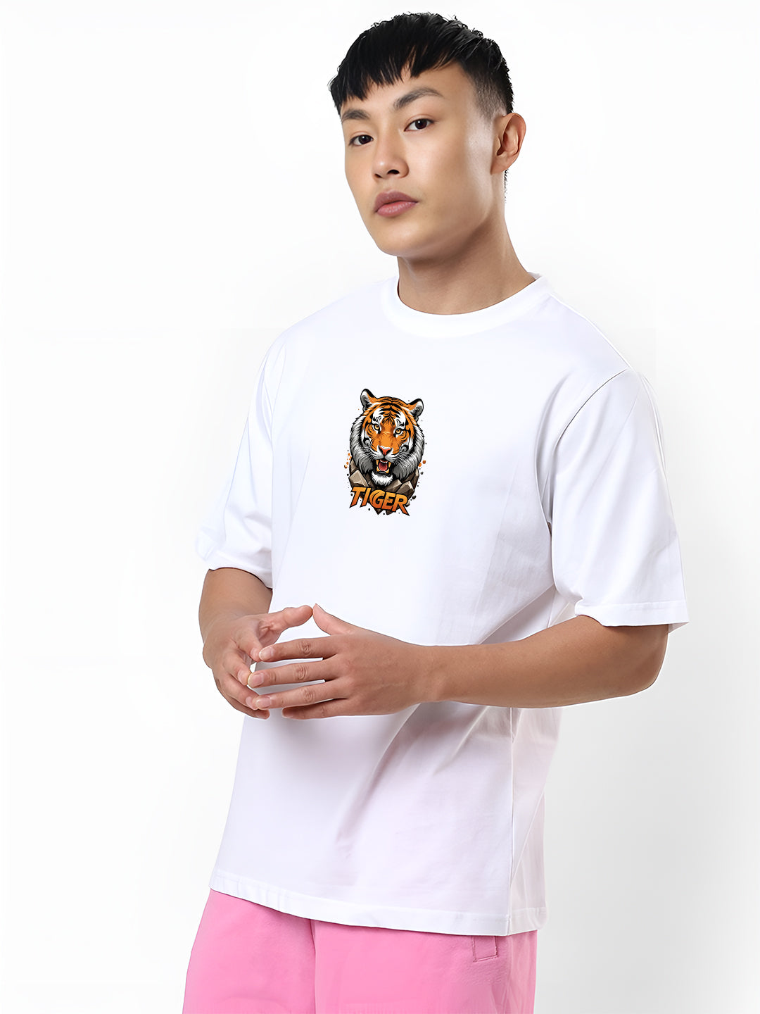 Fearless Tiger Oversized  T-shirt