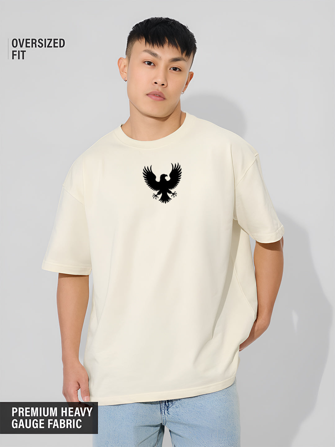 "Spread Your Wings – Rebel Spirit Eagle Oversized T-Shirt"