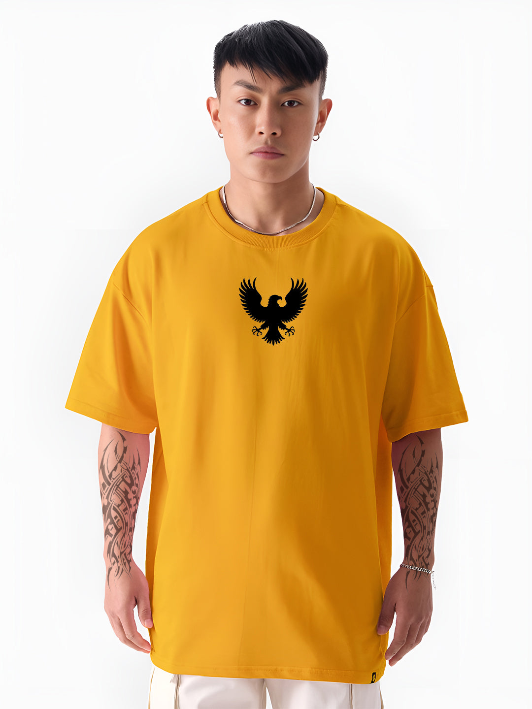 "Spread Your Wings – Rebel Spirit Eagle Oversized T-Shirt"