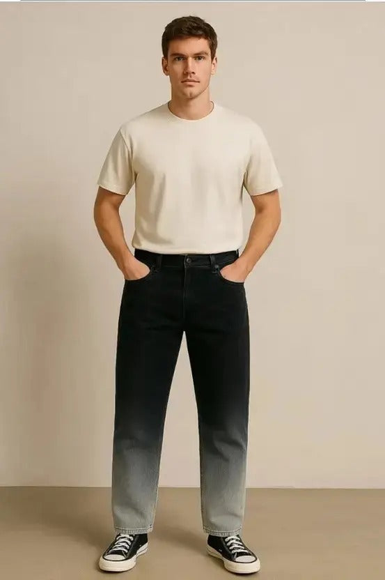 TOOMESJEANS Loose Fit Men DOUBLE SHADE Jeans