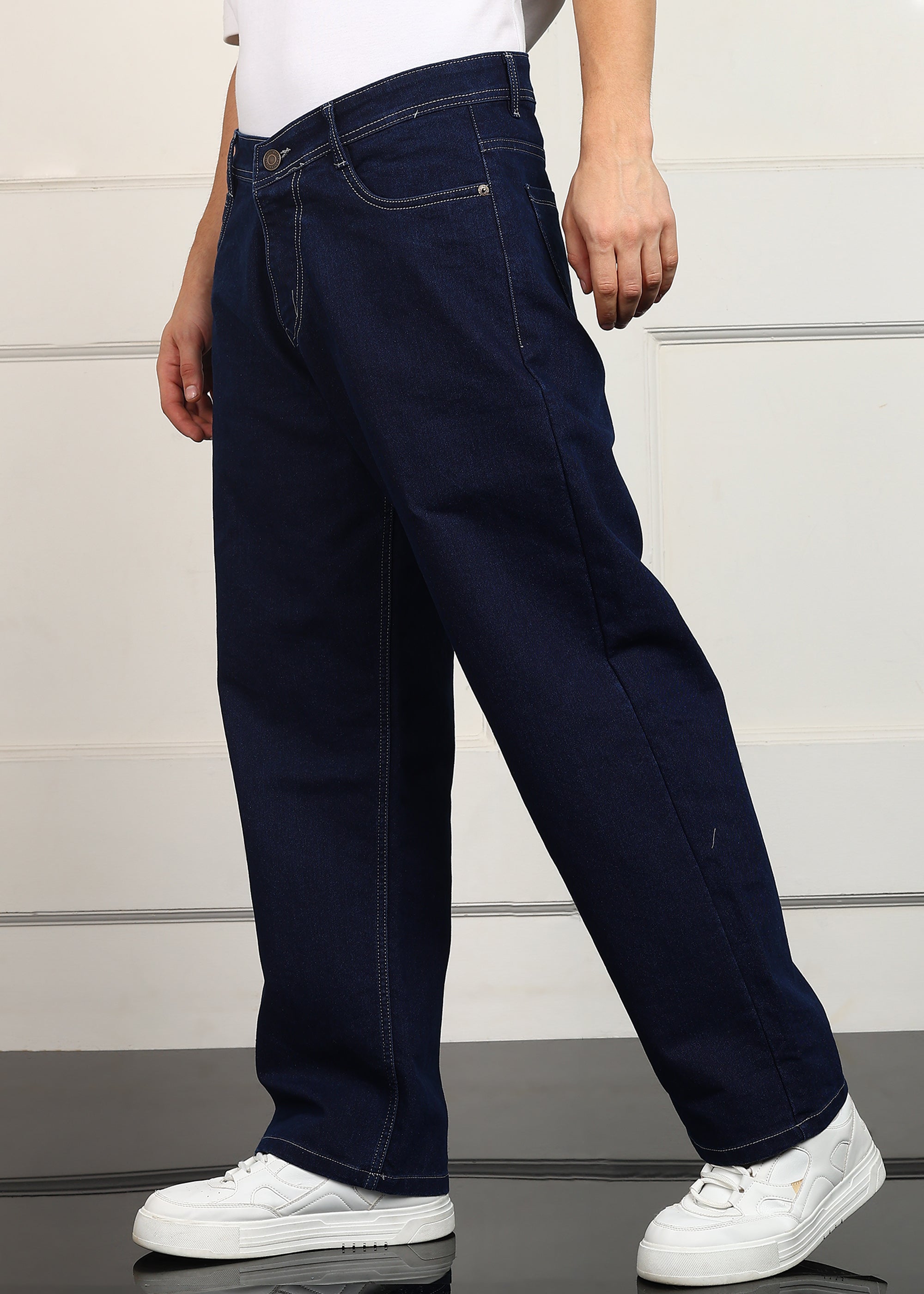 TOOMESJEANS Loose Fit Men Dark Blue  Jeans