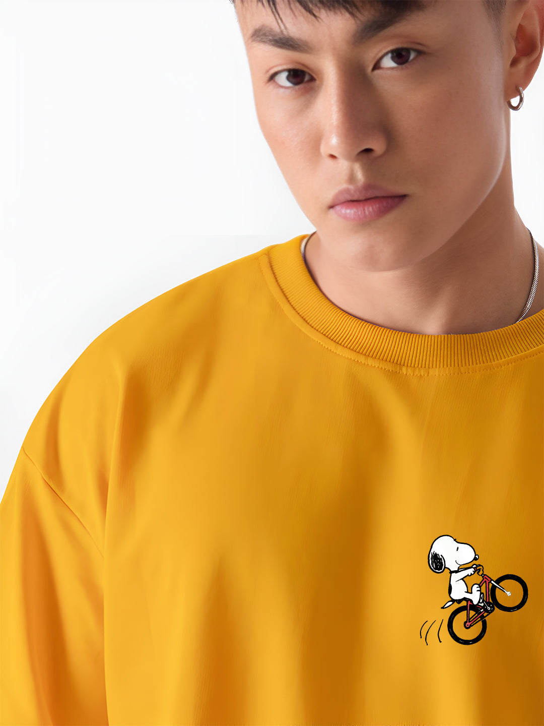 Snoopy Bicycle Oversized  T-shirt