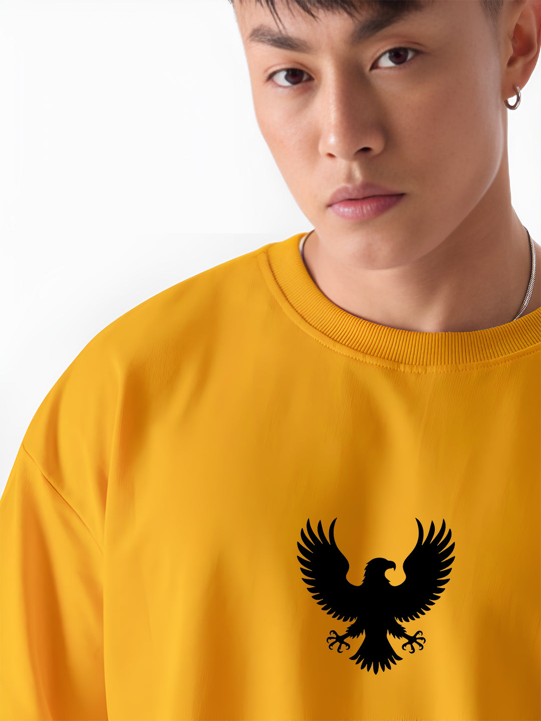 "Spread Your Wings – Rebel Spirit Eagle Oversized T-Shirt"