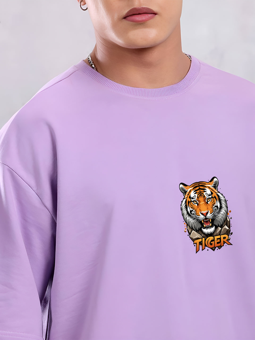 Fearless Tiger Oversized  T-shirt