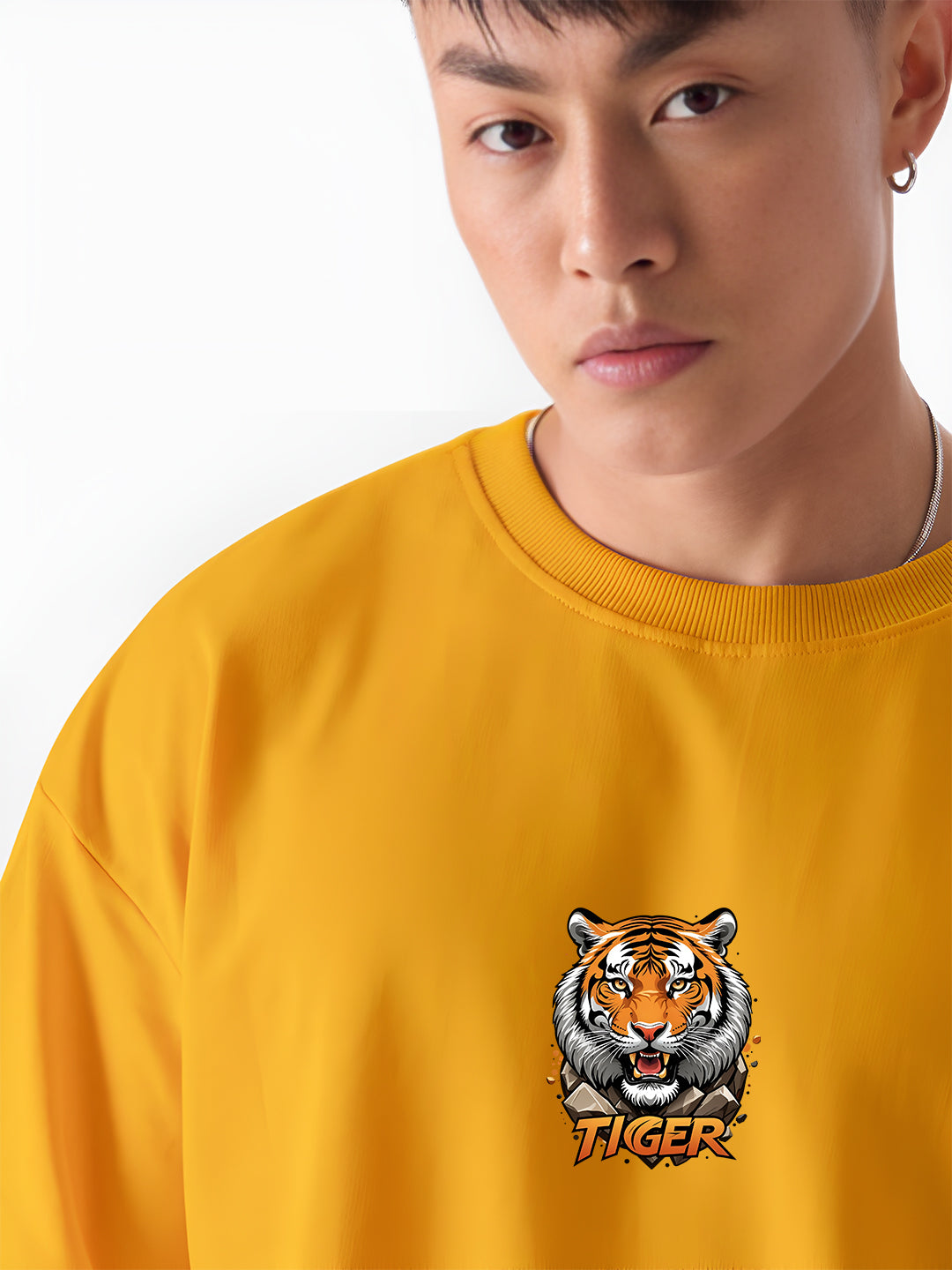 Fearless Tiger Oversized  T-shirt