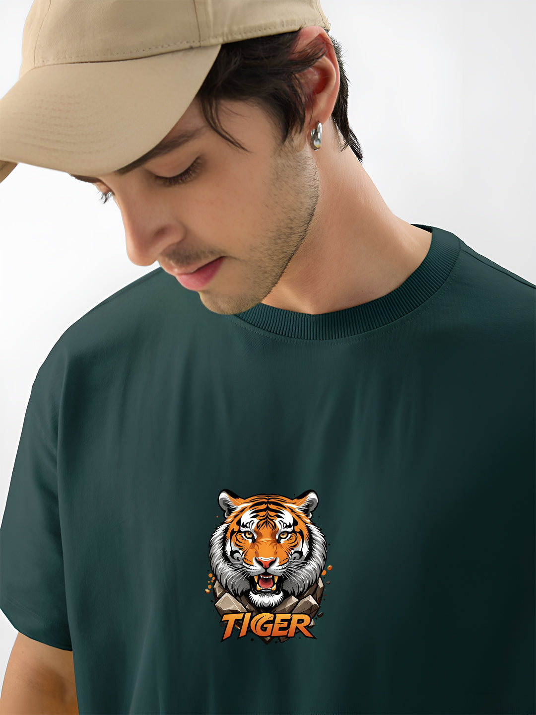 Fearless Tiger Oversized  T-shirt