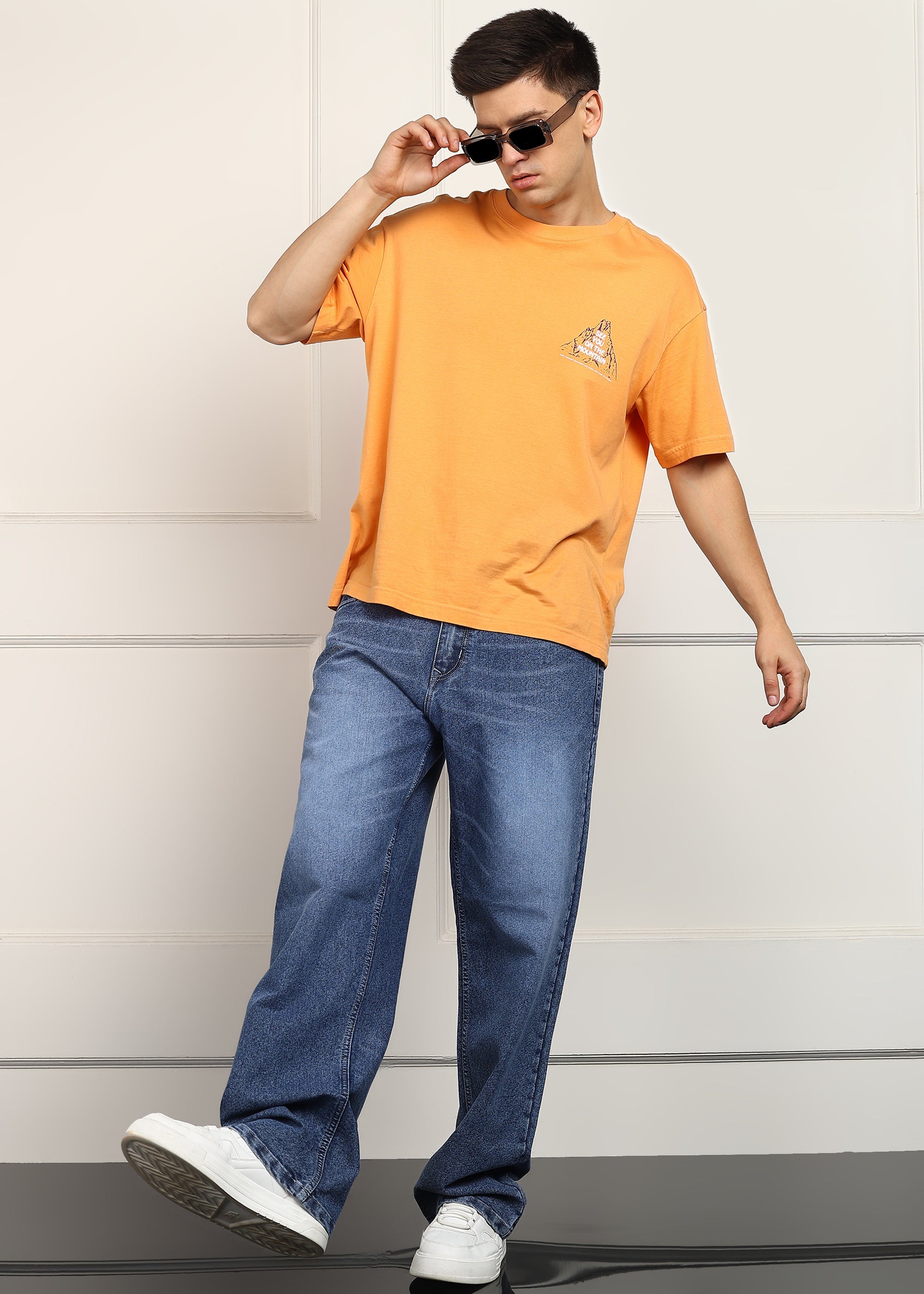 TOOMESJEANS Loose Fit Men Blue Baggy Jeans