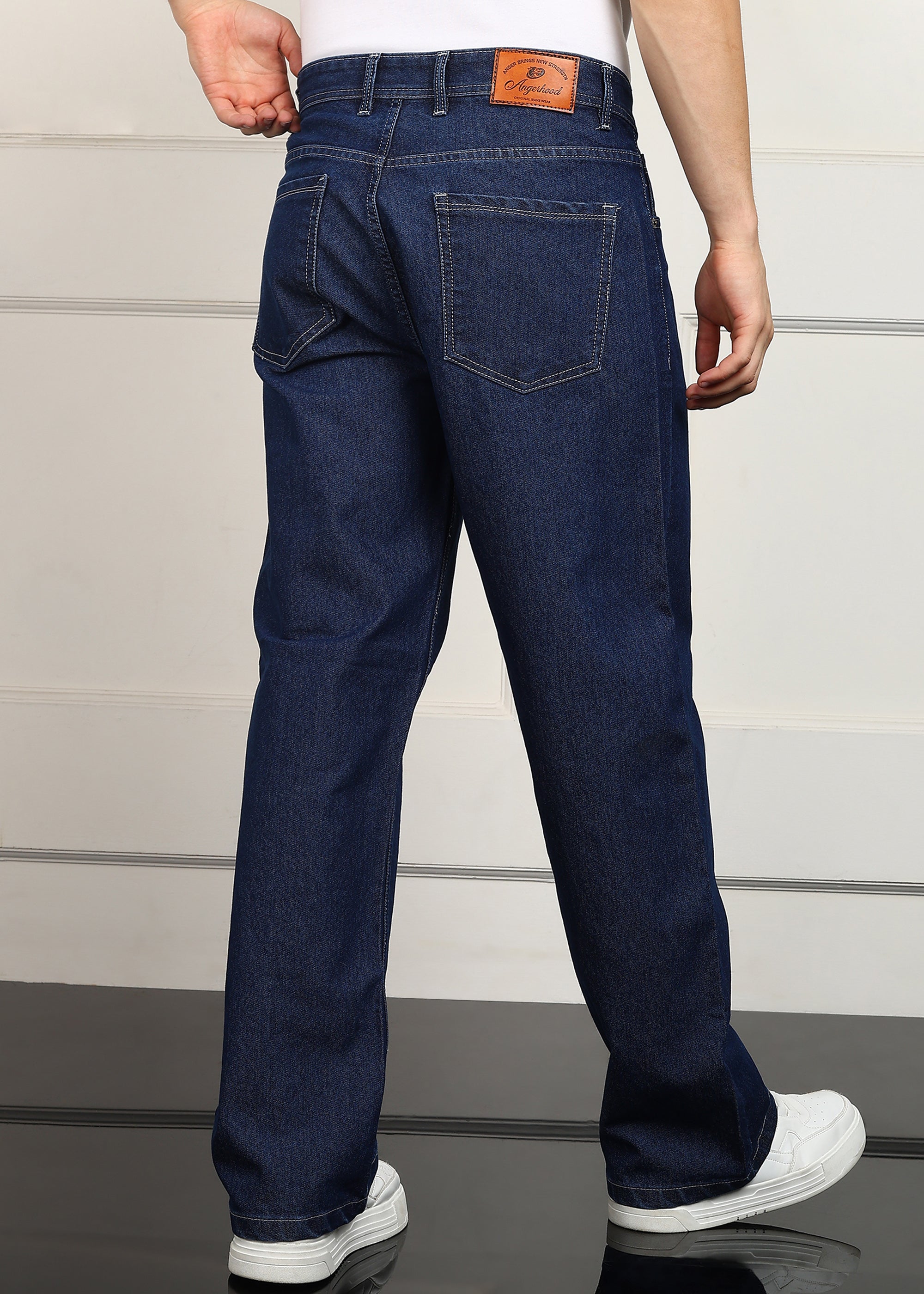 TOOMESJEANS Loose Fit Men Dark Blue  Jeans