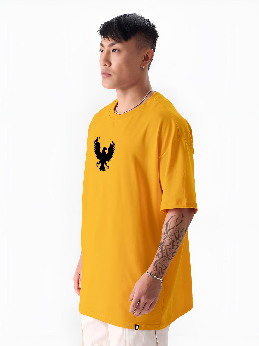 "Spread Your Wings – Rebel Spirit Eagle Oversized T-Shirt"