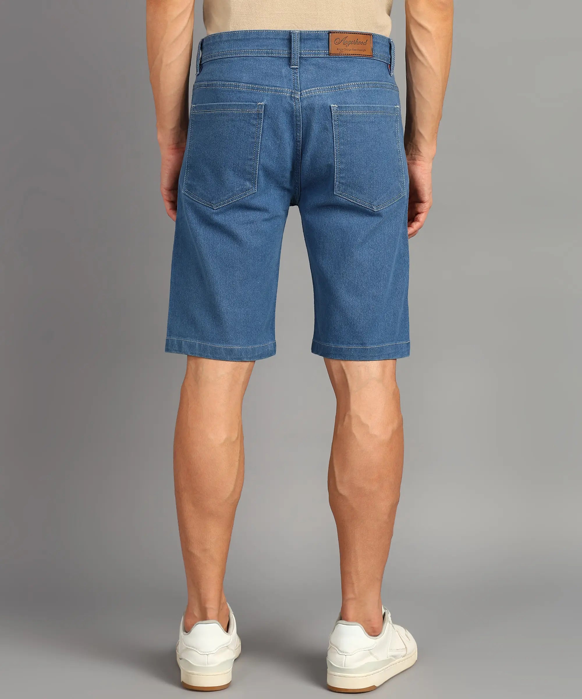 TOOMESJEANS Solid Men Denim Blue Shorts