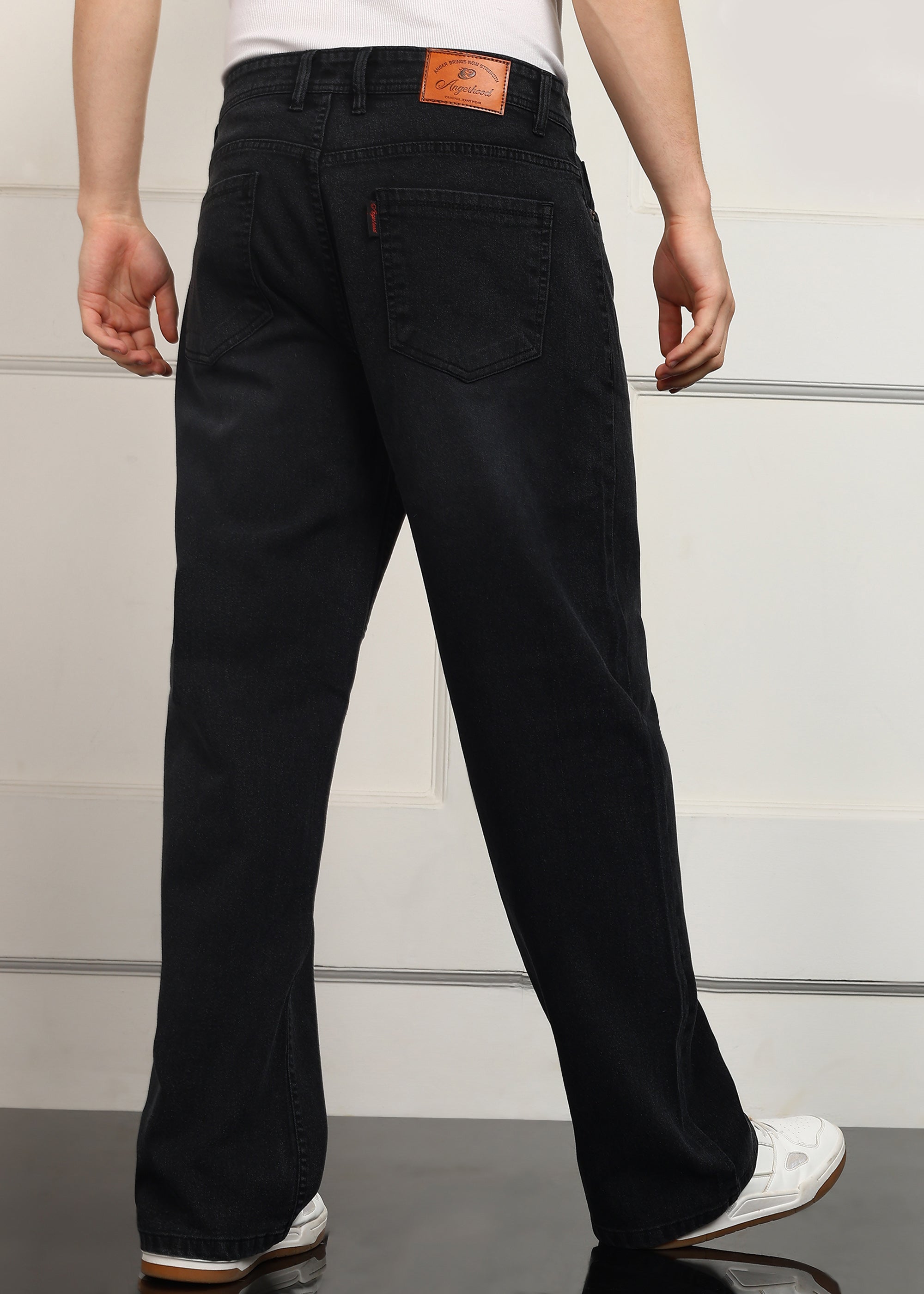 TOOMESJEANS Loose Fit Men Black Jeans