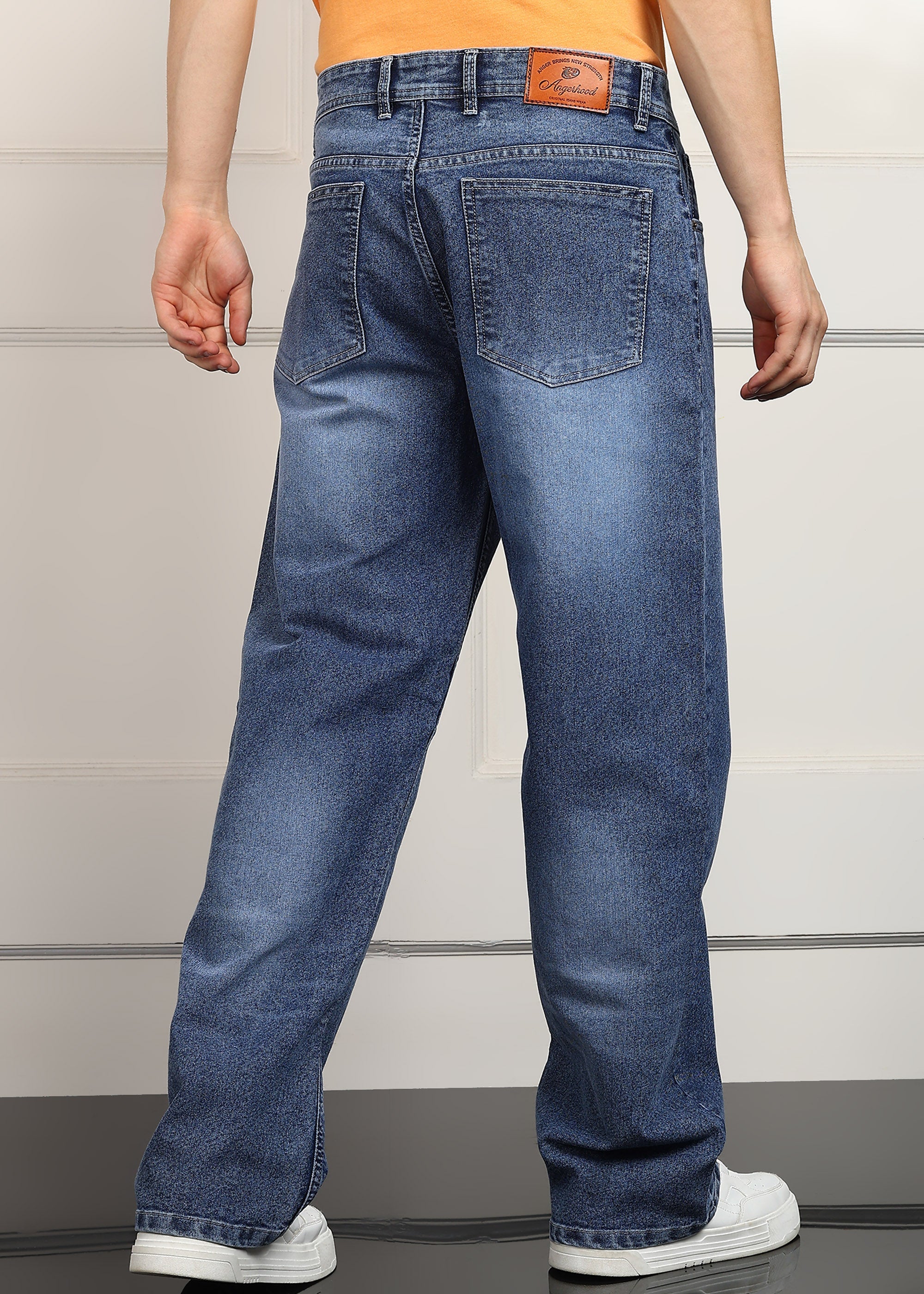 TOOMESJEANS Loose Fit Men Blue Baggy Jeans