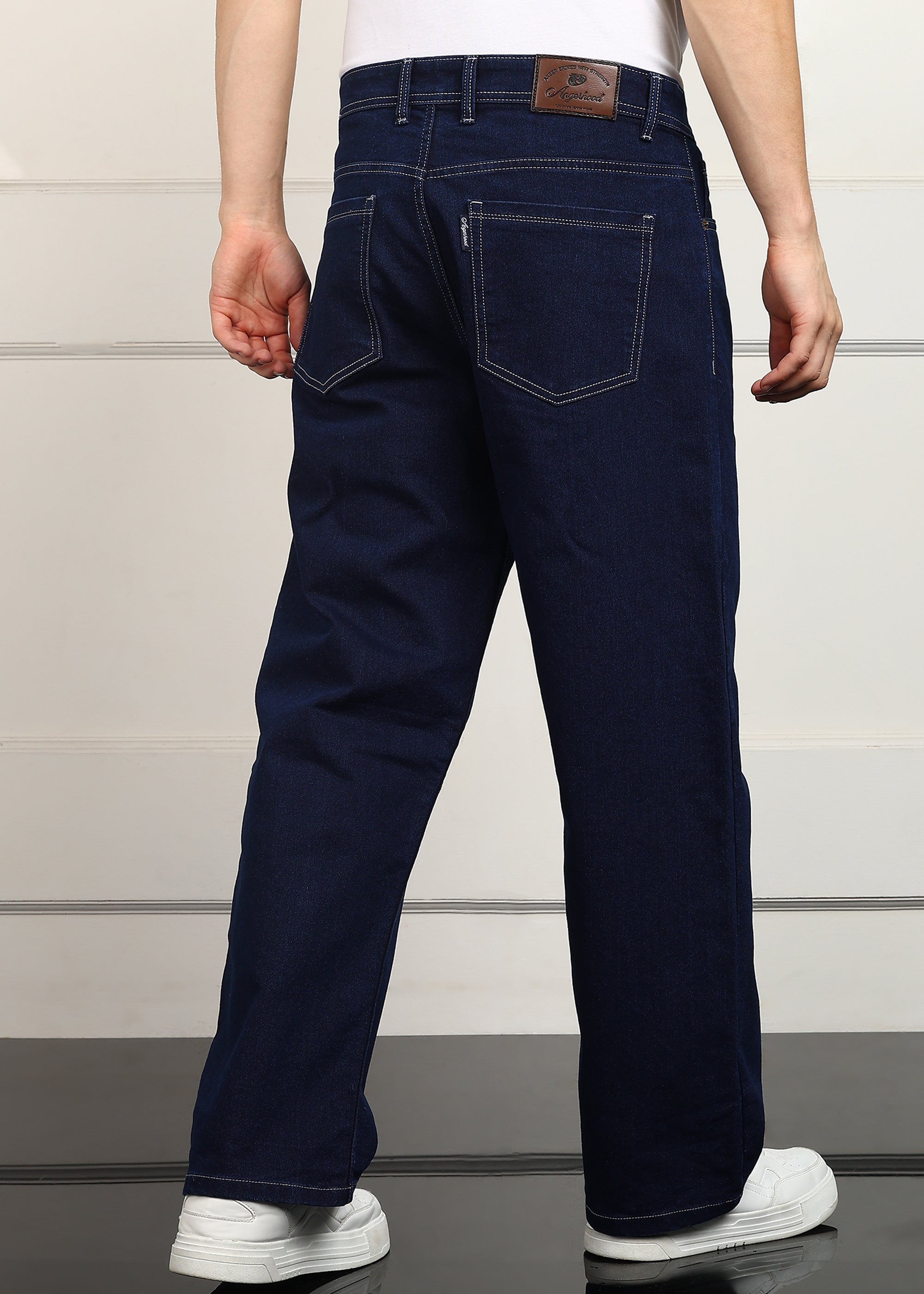 TOOMESJEANS Loose Fit Men Dark Blue  Jeans