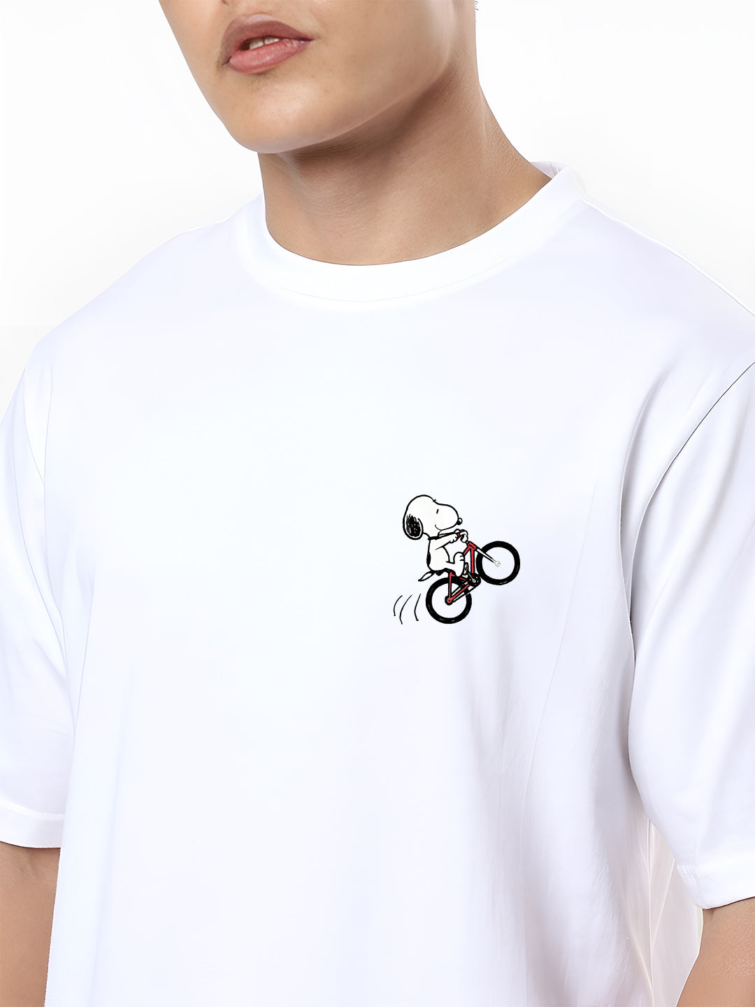 Snoopy Bicycle Oversized  T-shirt
