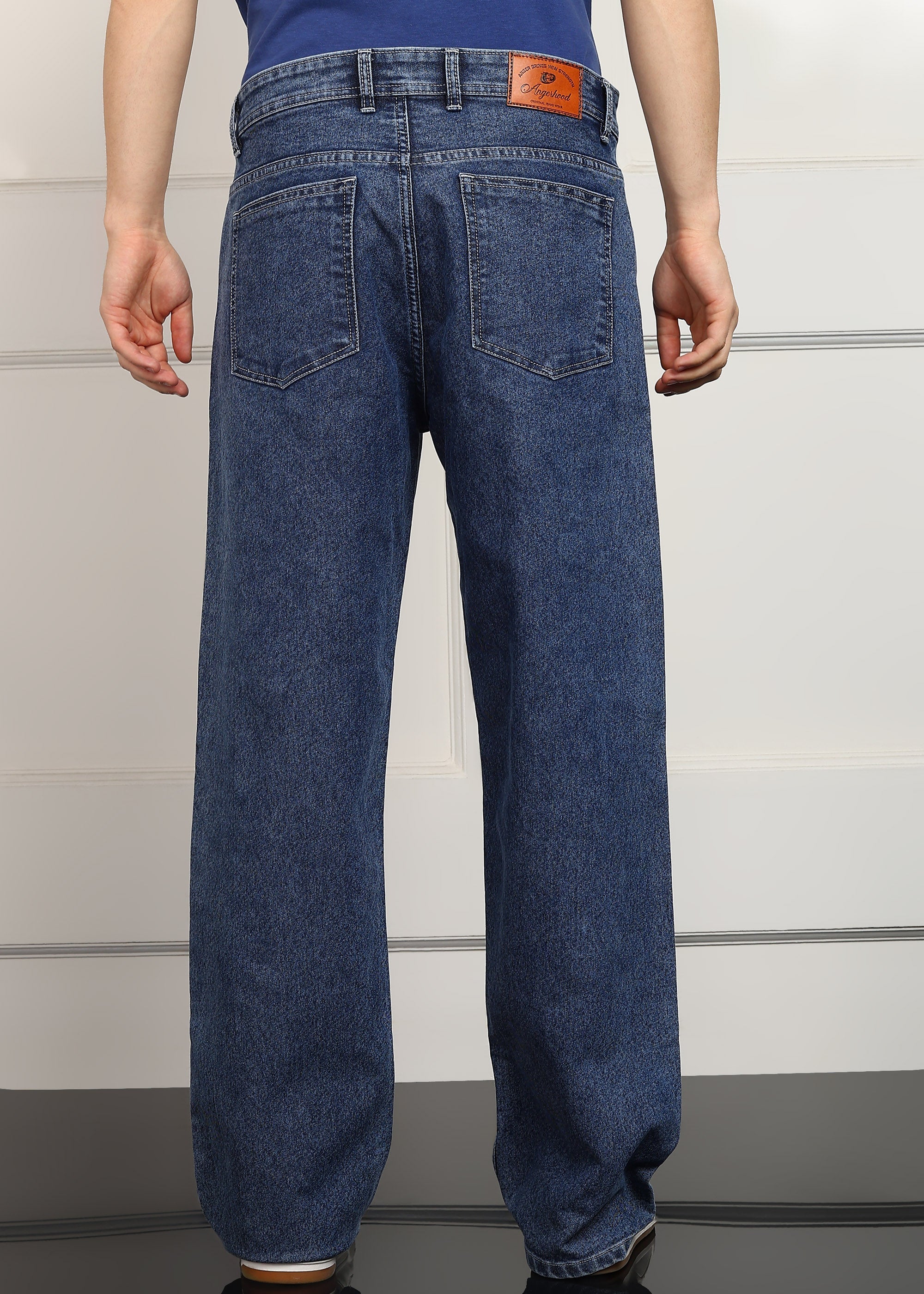 TOOMESJEANS Loose Fit Men Dark Blue  Jeans