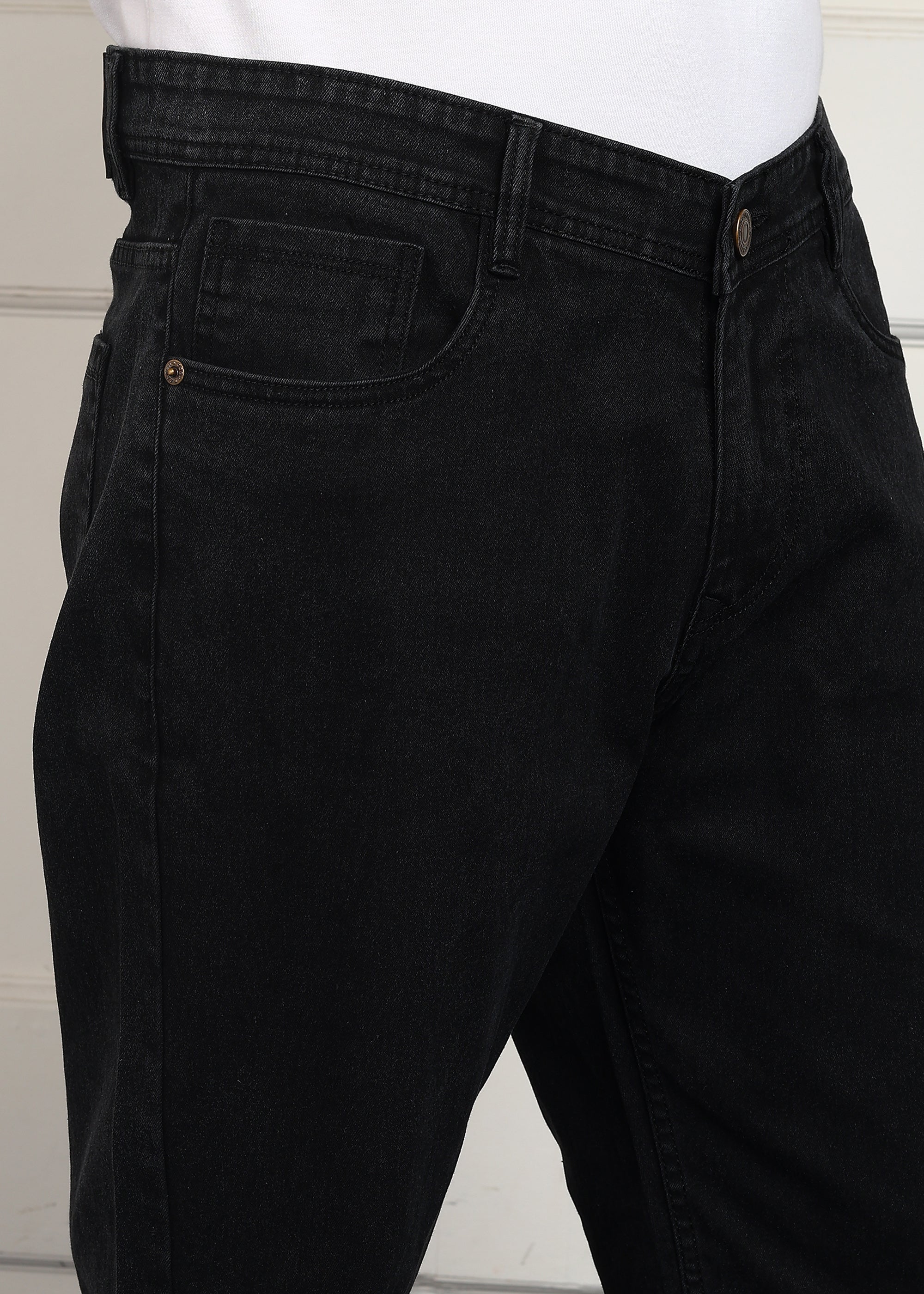 TOOMESJEANS Loose Fit Men Black Jeans